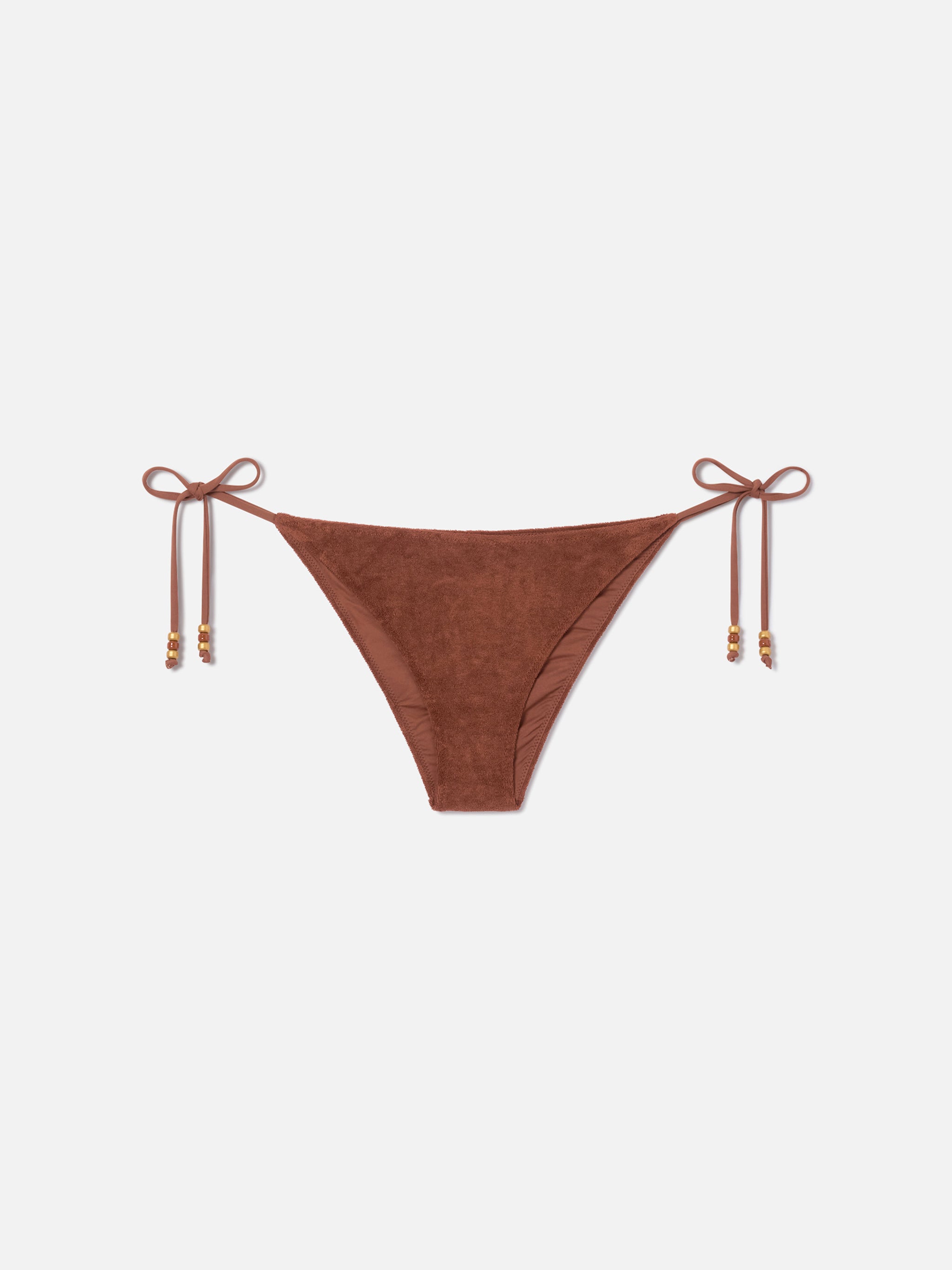 mc2-saint-barth-slip-mare-virgo-donna-marrone-spugna-con-charms image 1