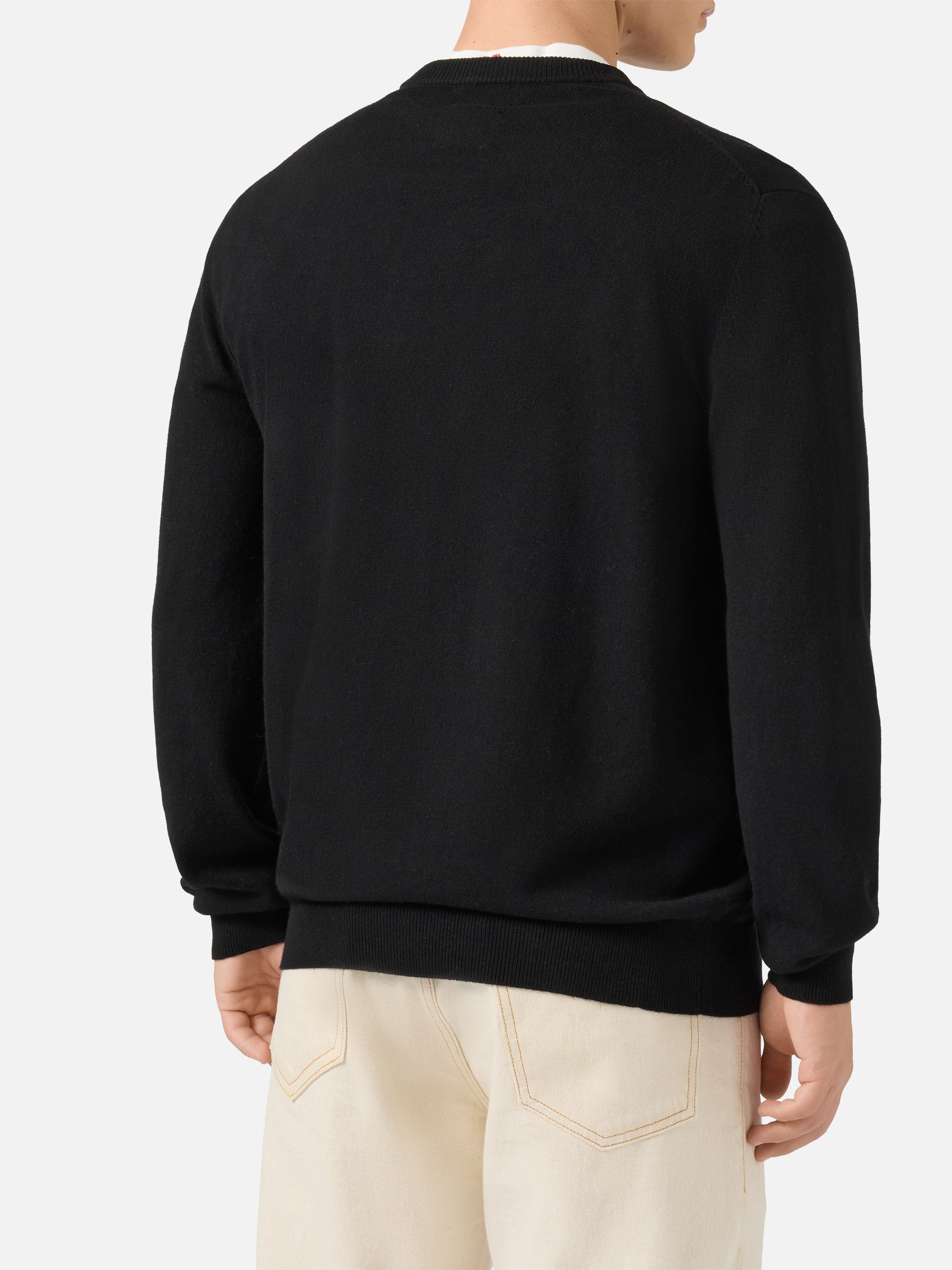 mc2-saint-barth-maglione-heron-light-uomo-nero-vacanze-di-natale-special-edition image 4