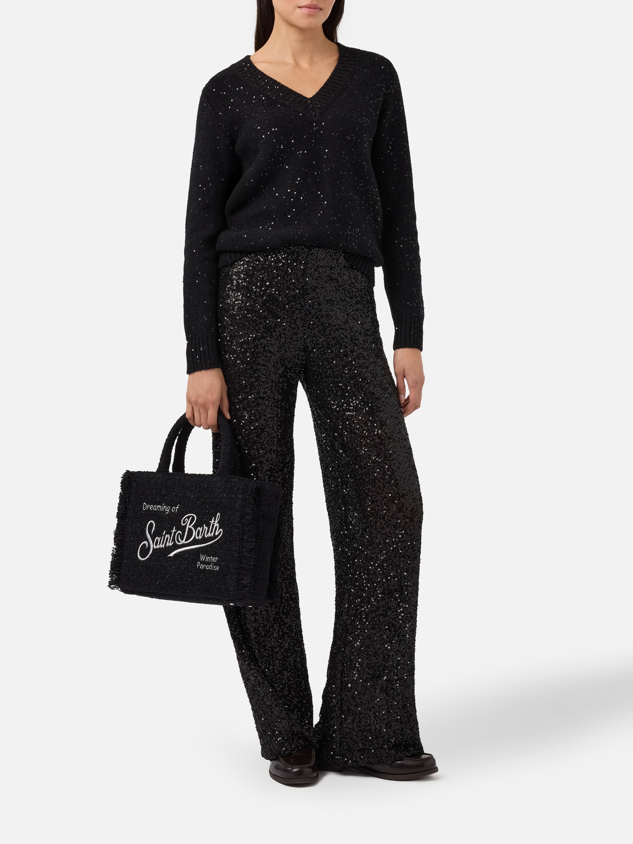 mc2-saint-barth-pantaloni-lucette-paillettes-neri-donna-gamba-dritta image 2
