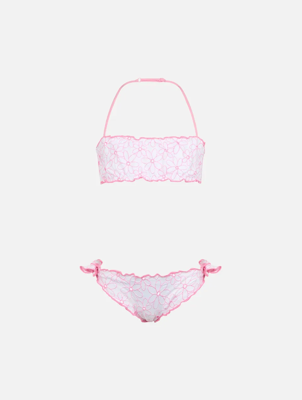 mc2-saint-barth-emy-bikini-fascia-bambina-bianco-con-ricamo-margherite image 1