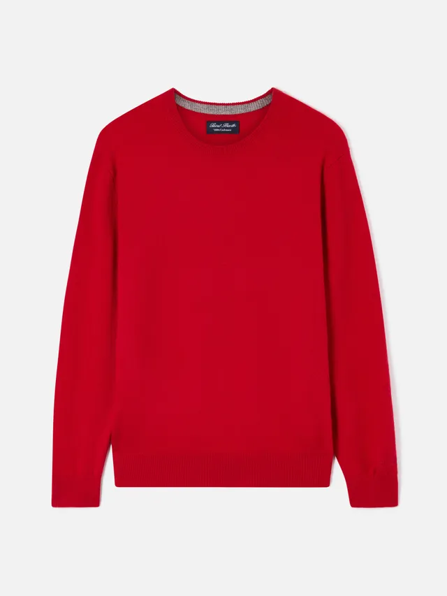 mc2-saint-barth-regent-maglione-girocollo-uomo-in-cashmere-rosso image 1
