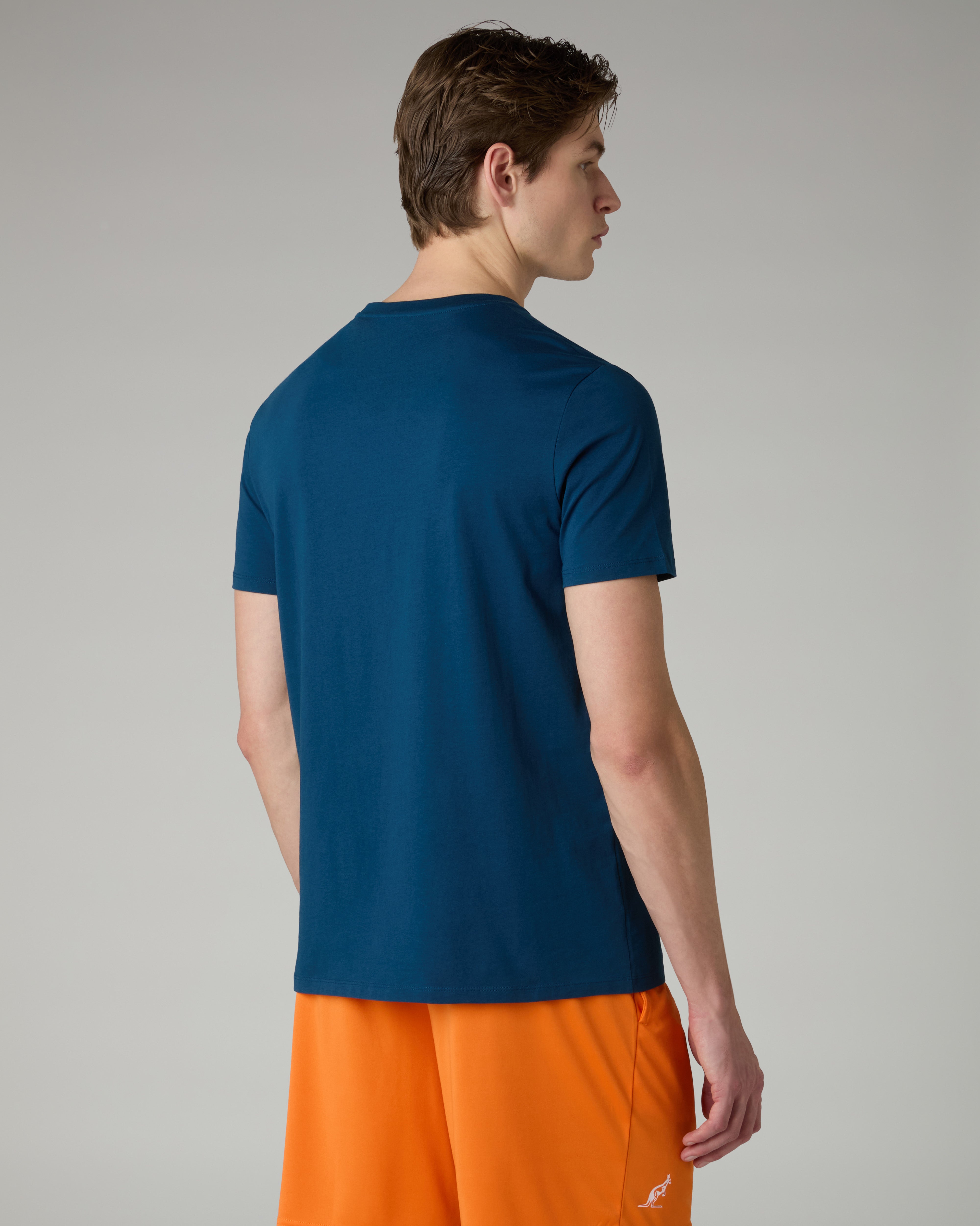australian-cup-t-shirt-t-shirt-in-cotone-eclipse-blue image 3