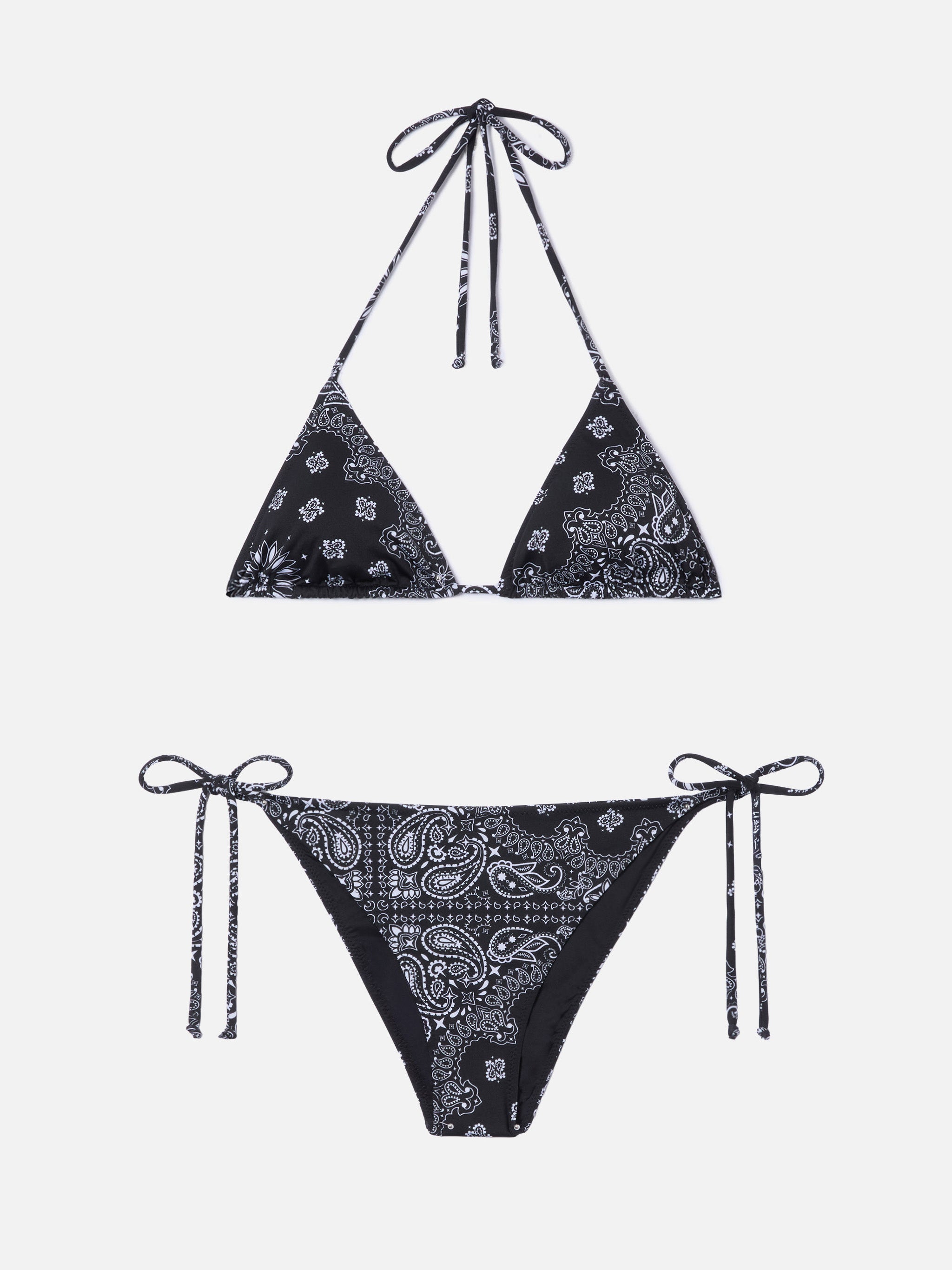 mc2-saint-barth-bikini-leah-teen-con-stampa-bandana-nera image 1