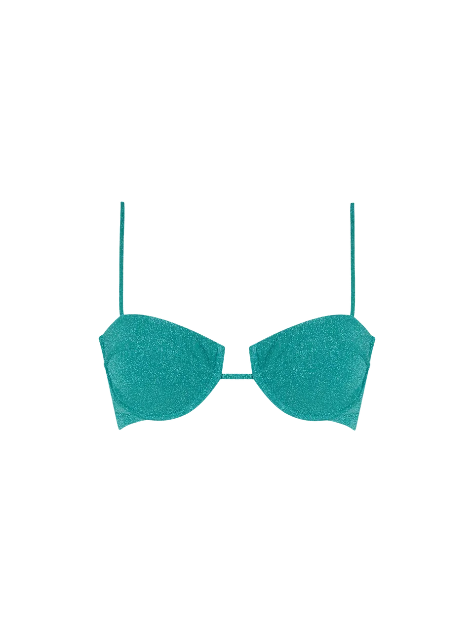 top-a-bralette-mc2-saint-barth-salina-con-ferretto-in-lurex-verde-petrolio image 1