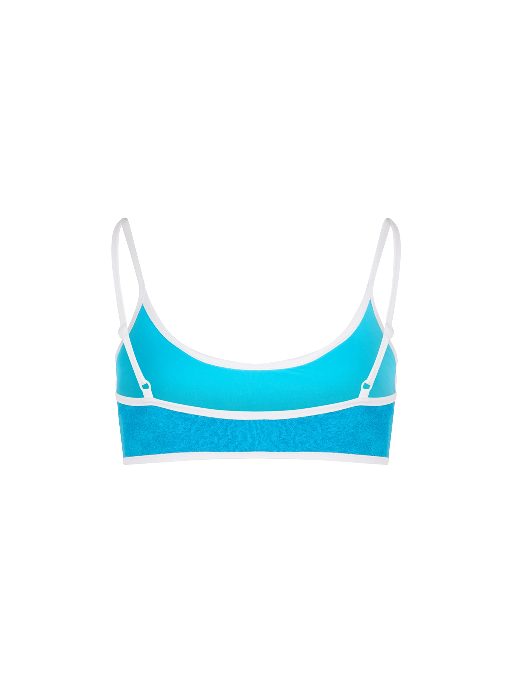mc2-saint-barth-judy-top-bikini-bralette-effetto-spugna-azzurro image 2