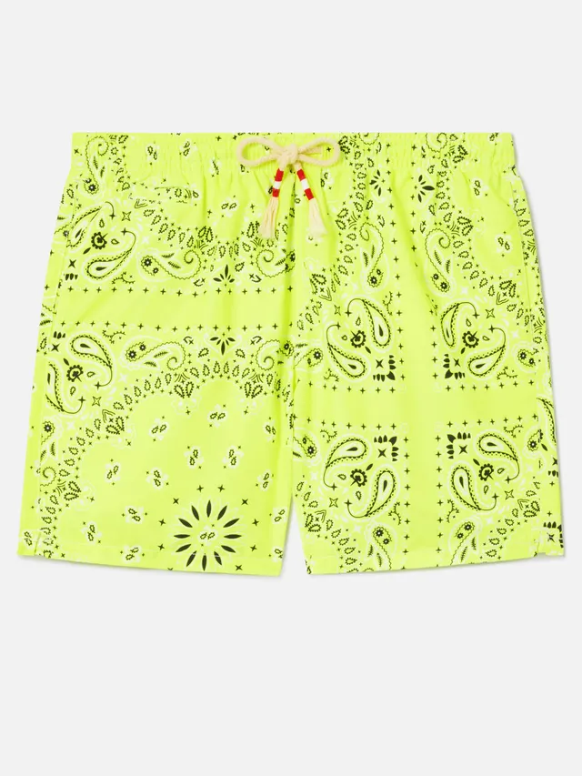 mc2-saint-barth-caprese-costume-da-mare-uomo-stampa-bandana-giallo-fluo image 1