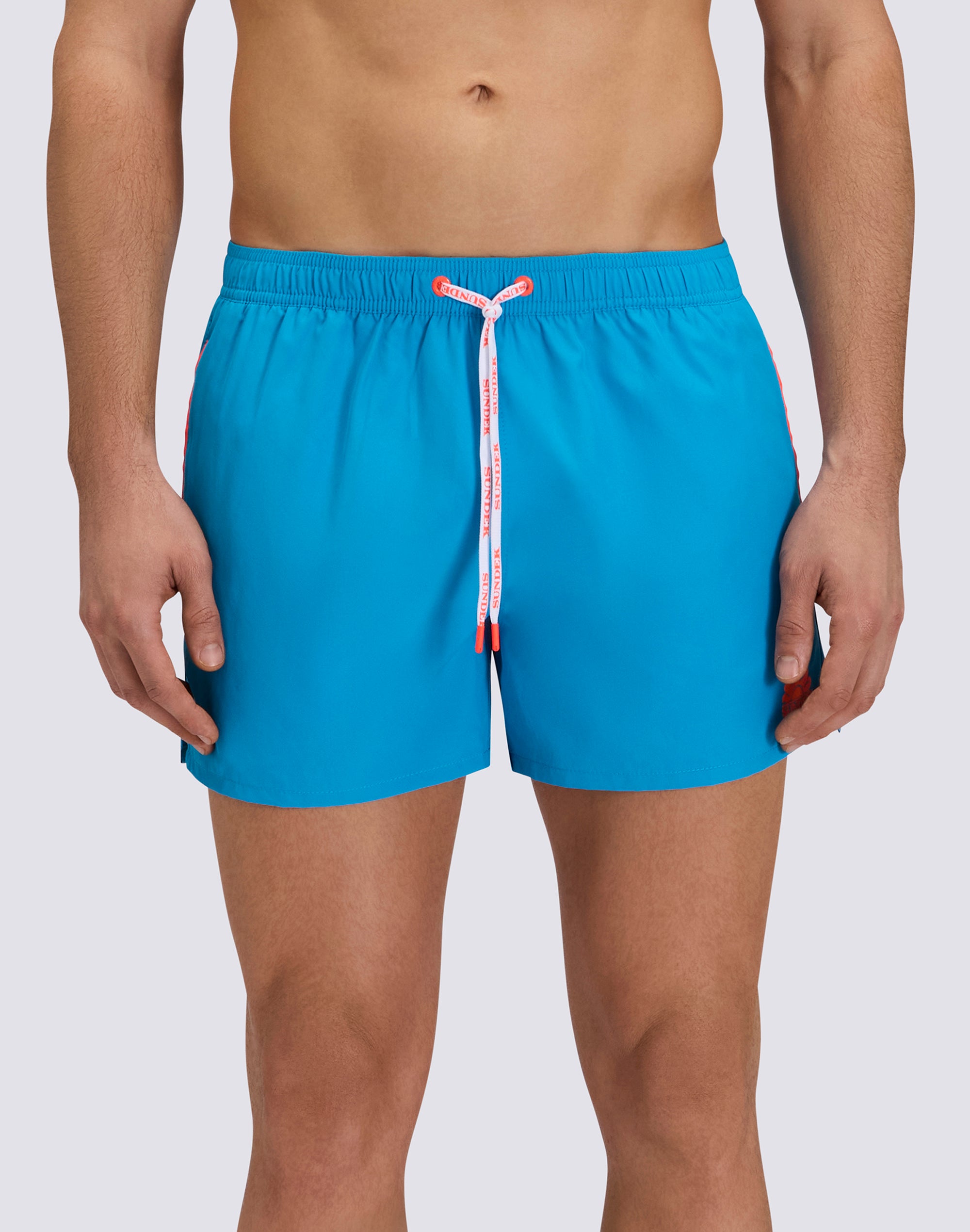 sundek-costume-uomo-corto-vita-elasticata-piping-in-poliestere-riciclato-repreve image 2