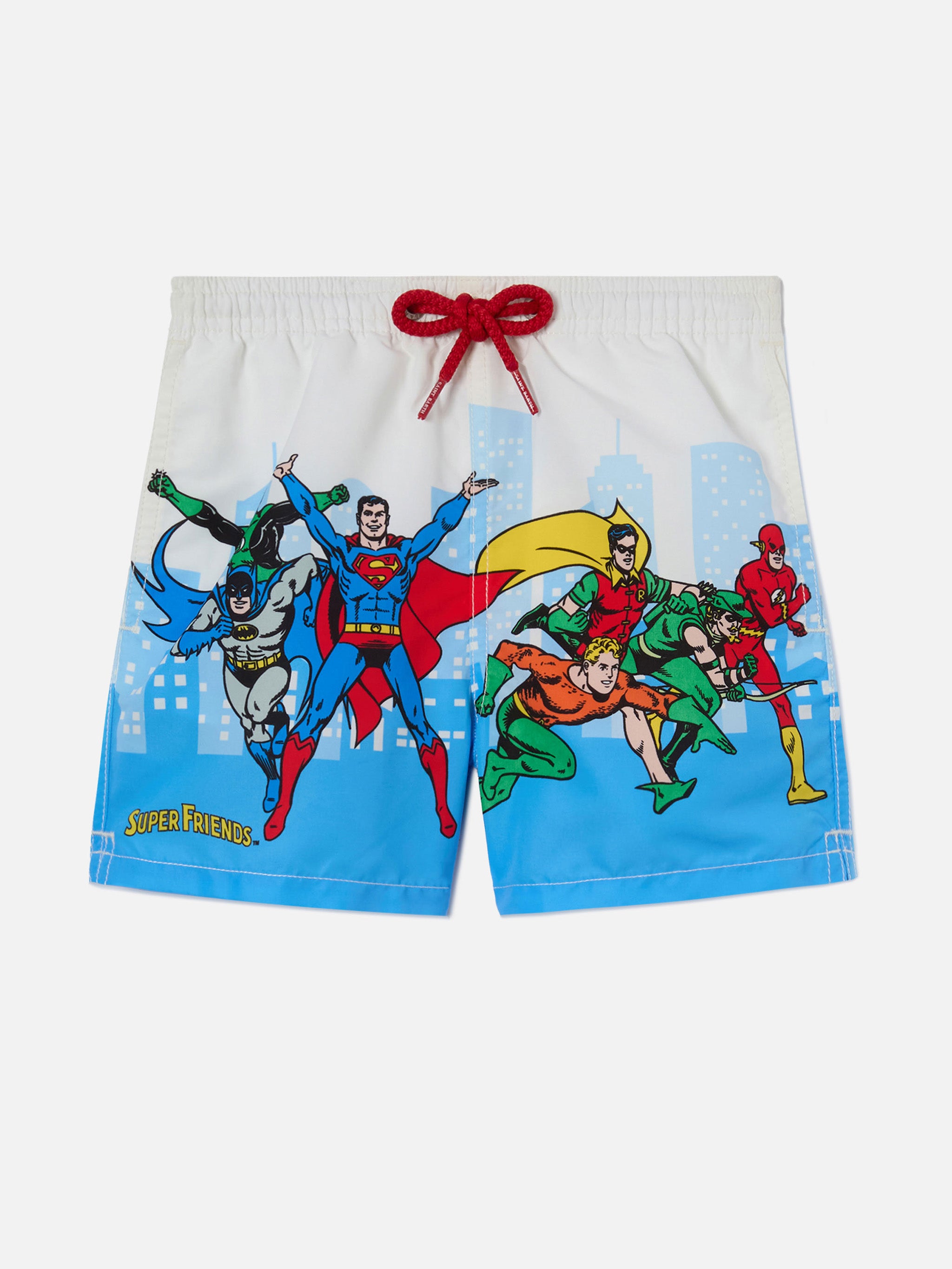 mc2-saint-barth-costume-haiti-bambino-marvel-super-friends-boxer-mare-blu image 1