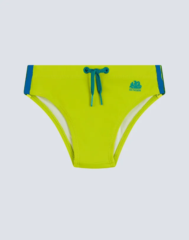 sundek-slip-mare-mini-diwalter-bambino-in-econyl-b279ssl3000 image 1