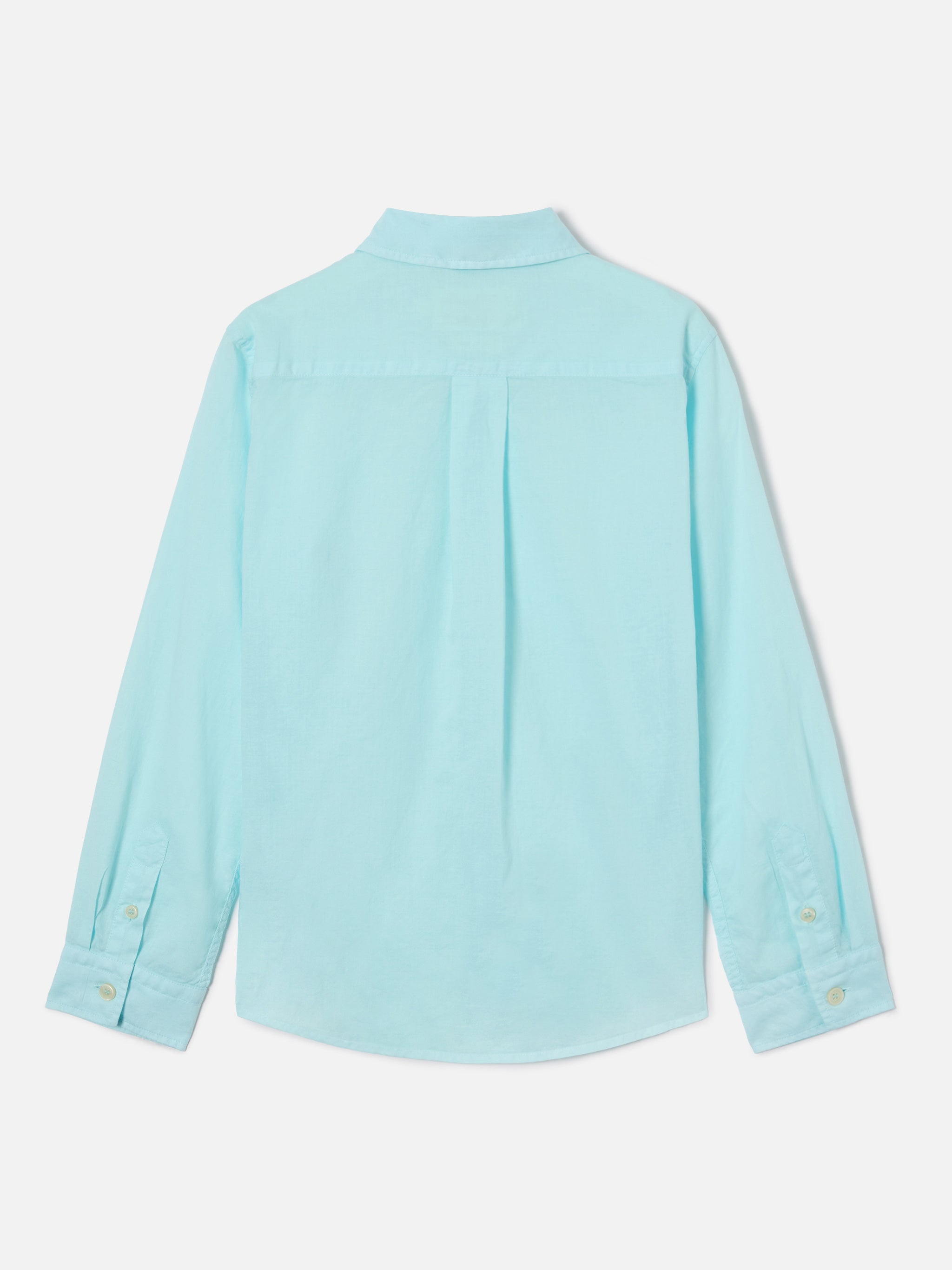 mc2-saint-barth-camicia-bambino-chemise-jr-cotone-voile-verde-acqua image 3