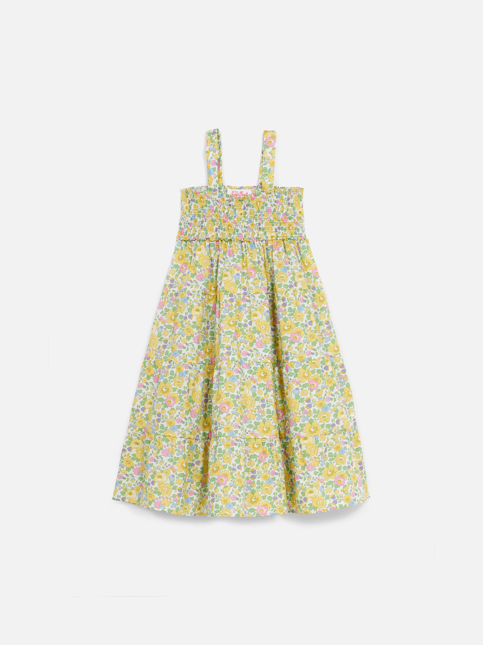 mc2-saint-barth-jemine-jr-abito-da-bambina-in-cotone-liberty-betsy-giallo image 1