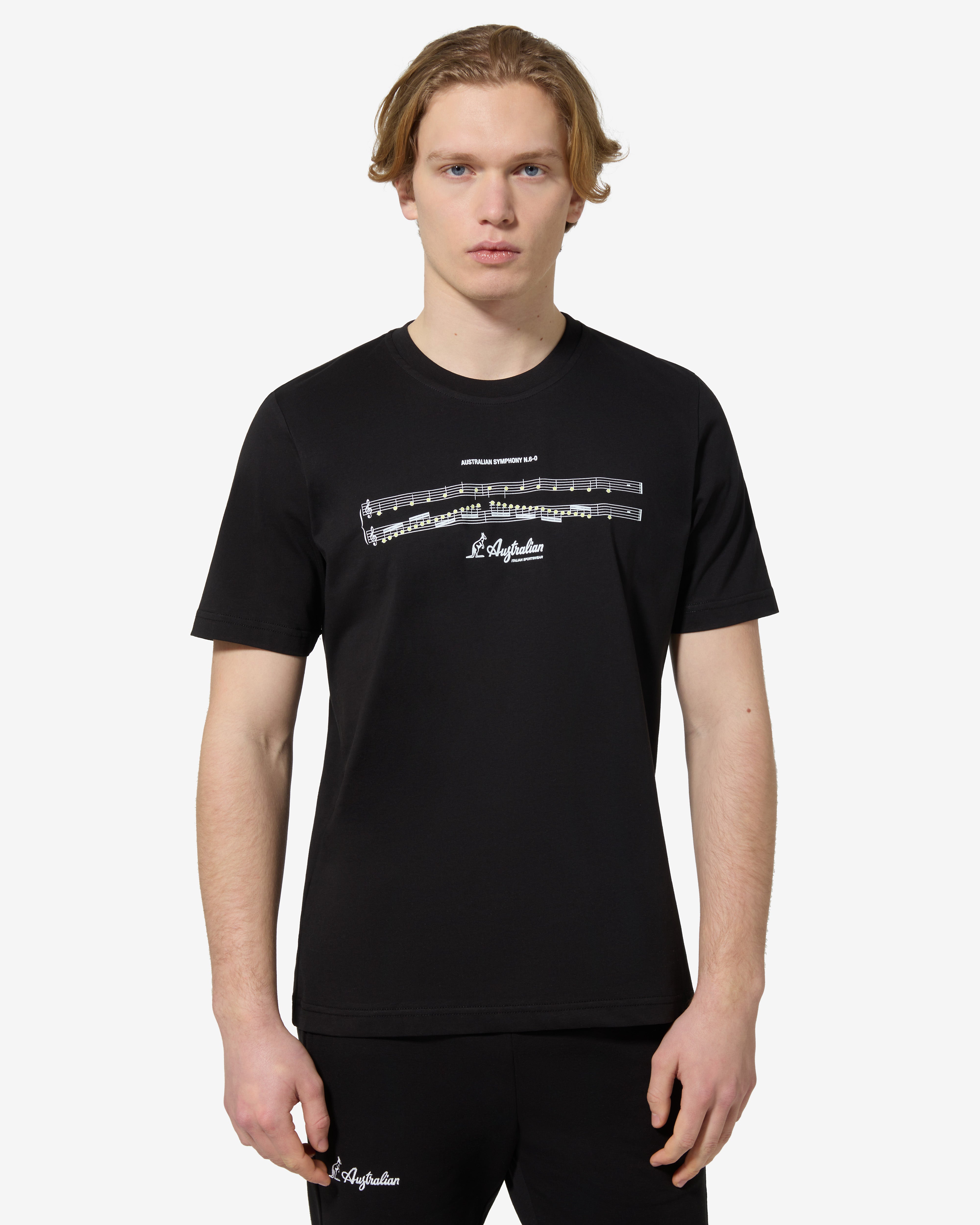 australian-symphony-t-shirt-cotone-nera image 1