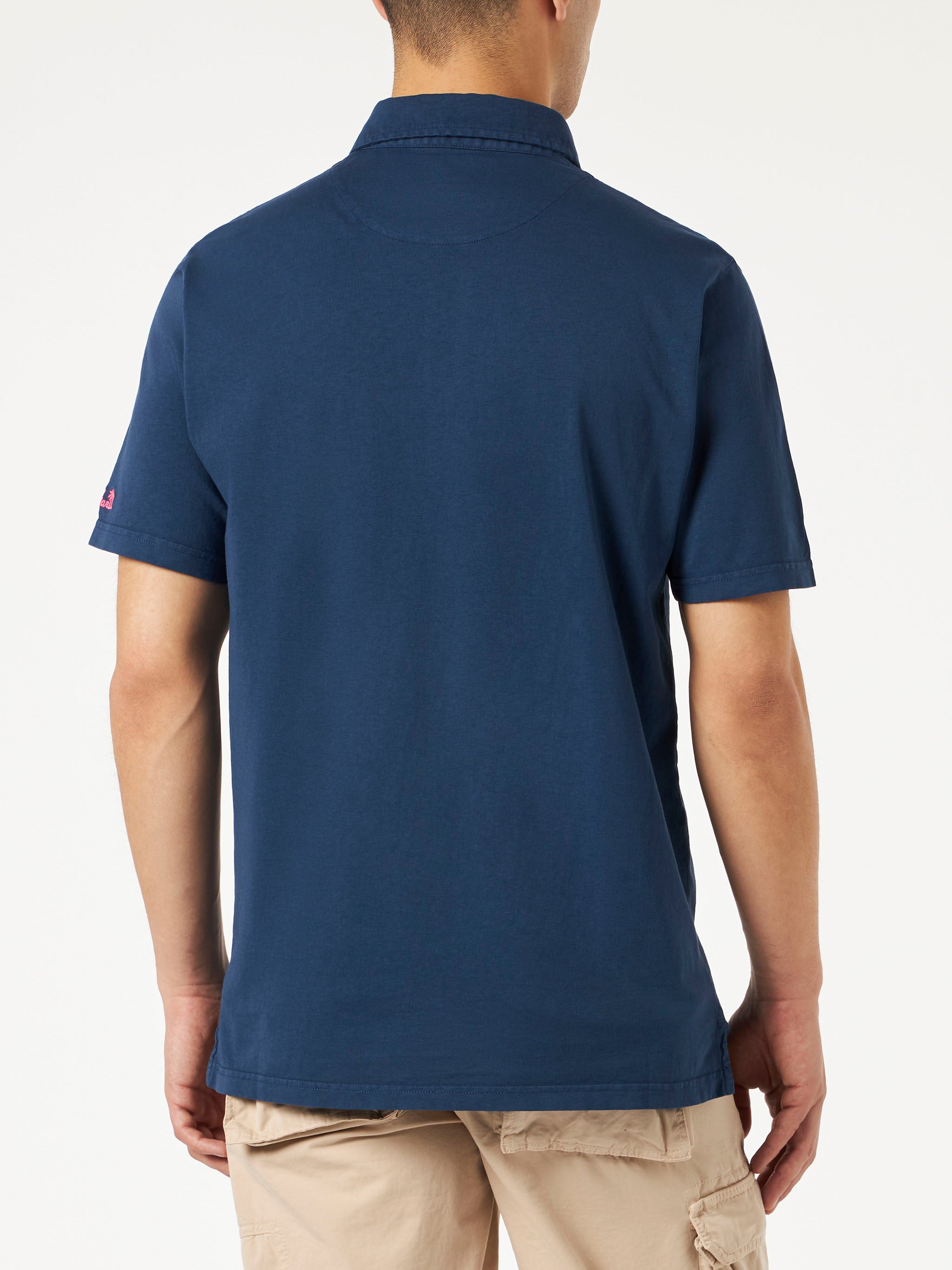 mc2-saint-barth-polo-uomo-in-jersey-di-cotone-blu-navy-regular-fit image 3