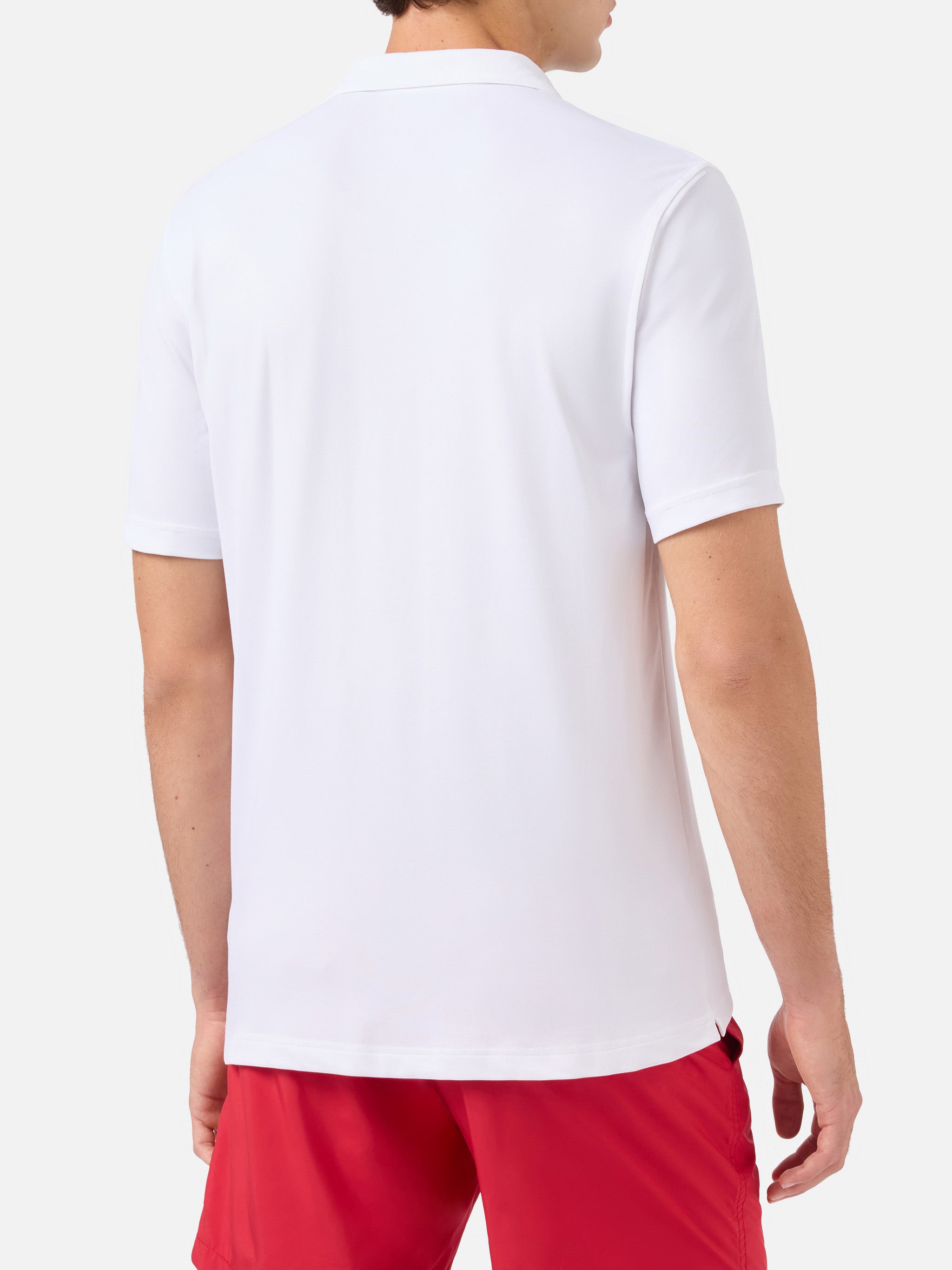 mc2-saint-barth-camber-polo-in-piqu-tecnico-elasticizzato-panna-tinta-unita-vest image 3