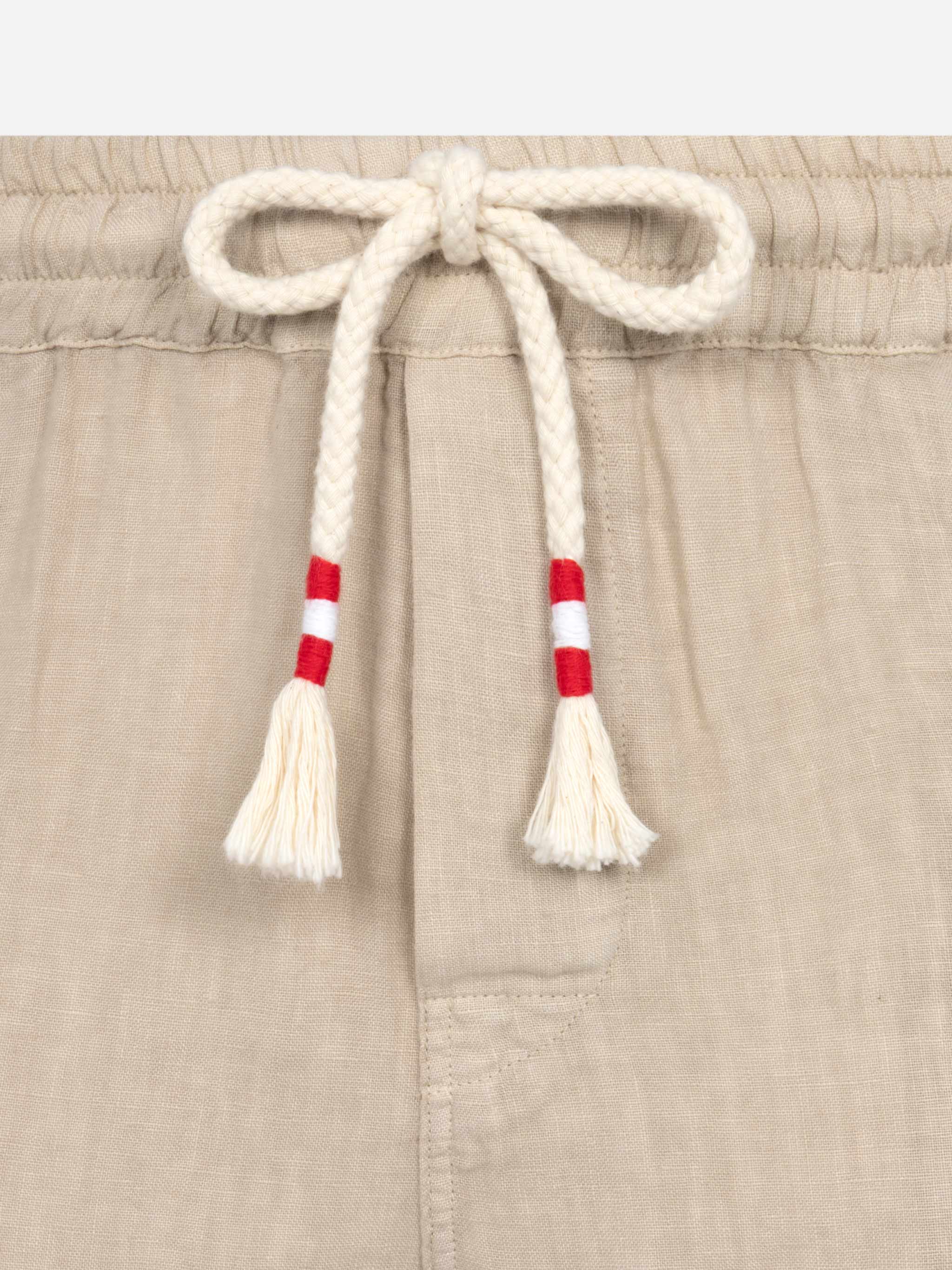 mc2-saint-barth-marseille-bermuda-uomo-lino-beige-vita-elasticizzata image 7