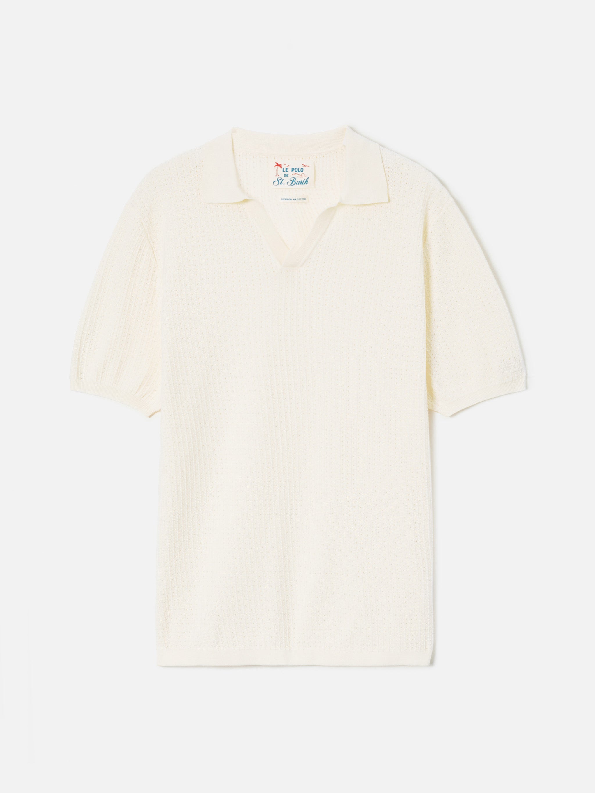 mc2-saint-barth-polo-sloan-net-in-cotone-pregiato-high-twist-beige image 4