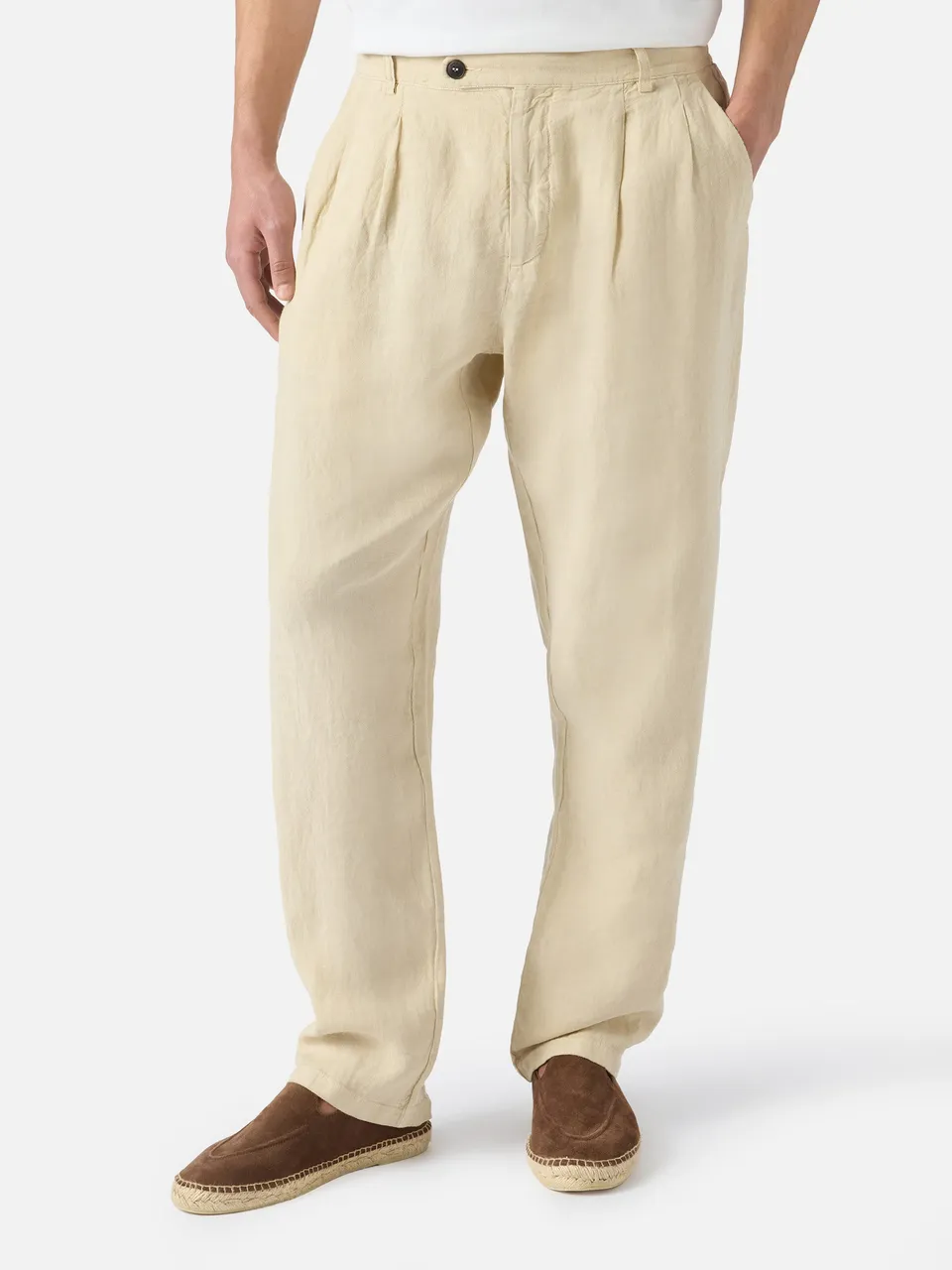 mc2-saint-barth-havier-pantalone-lungo-uomo-puro-lino-beige image 1