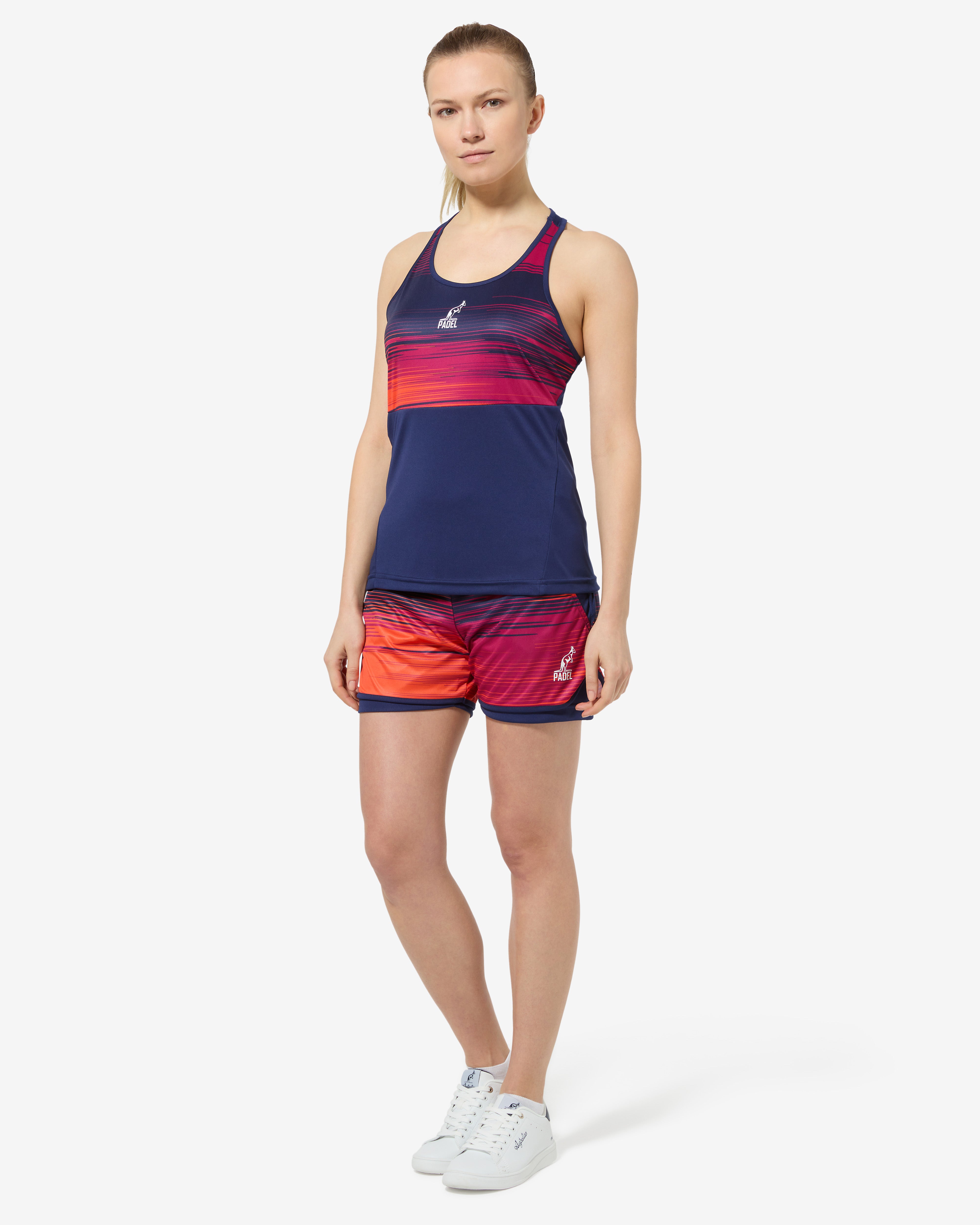 australian-gradient-lines-short-pantaloncino-padel-blu-cosmo image 2