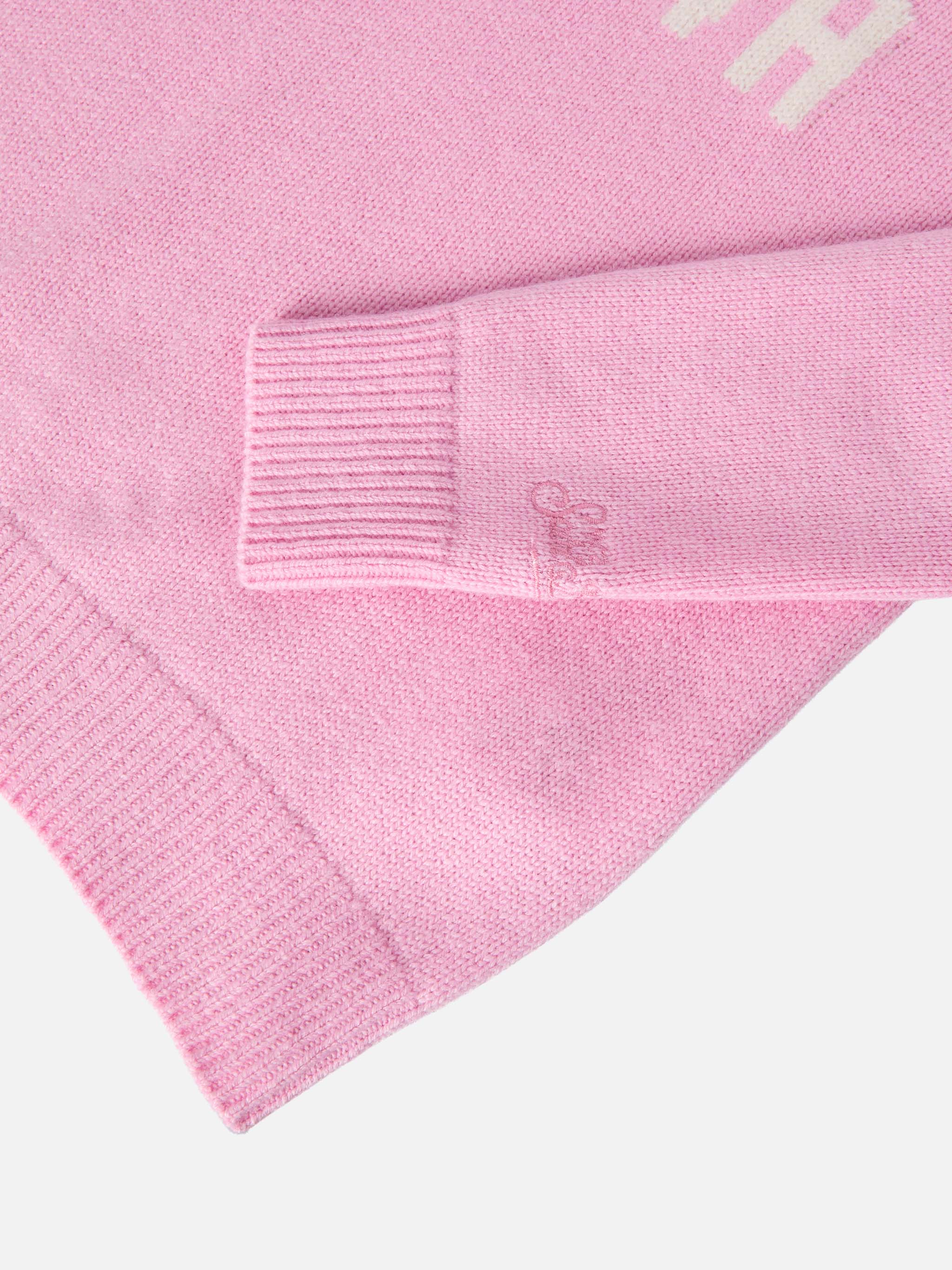 mc2-saint-barth-princess-girocollo-bambina-misto-cashmere-rosa-bella-e-brava image 4