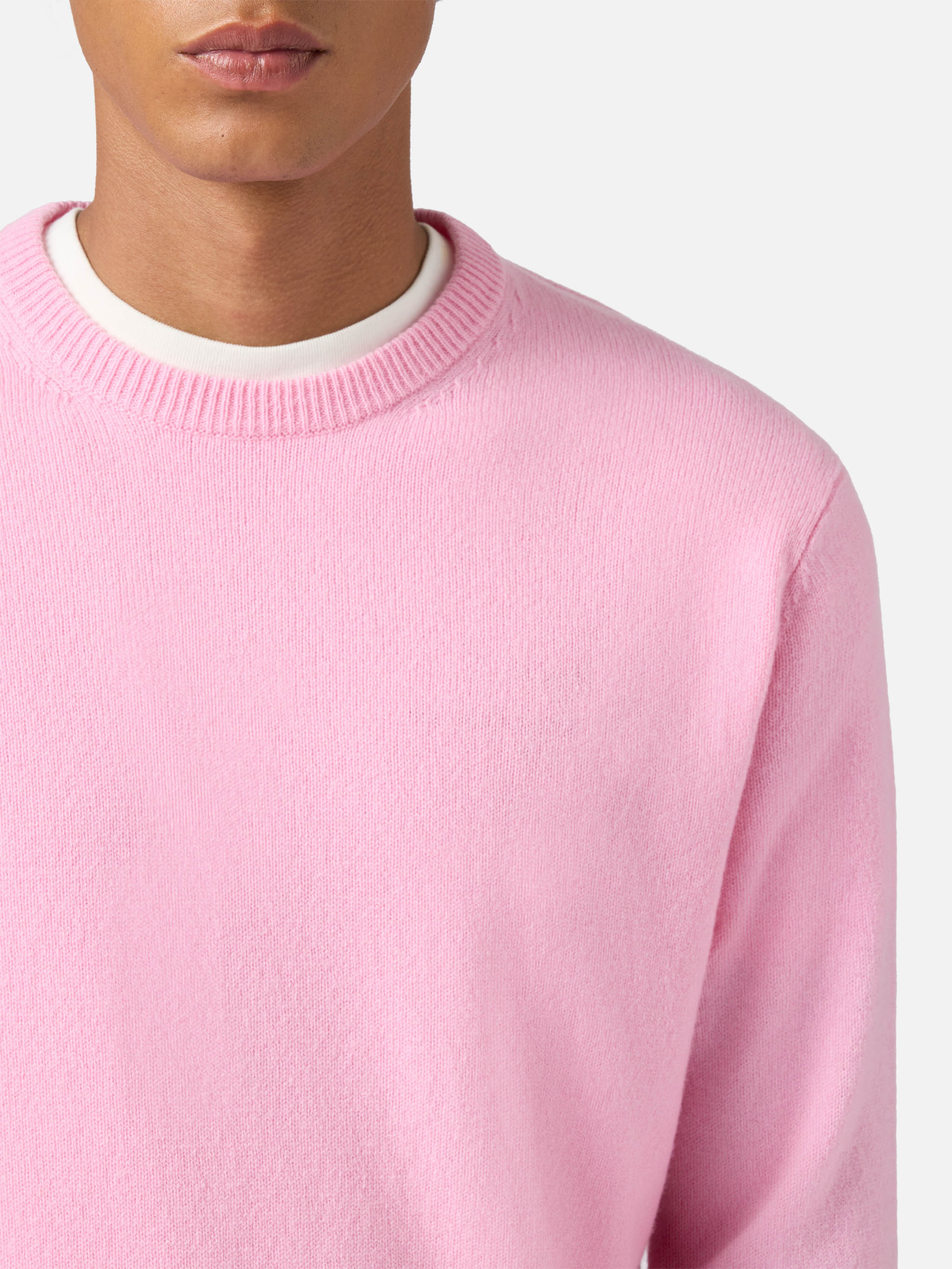 mc2-saint-barth-regent-maglione-100-lambswool-rosa-uomo image 2
