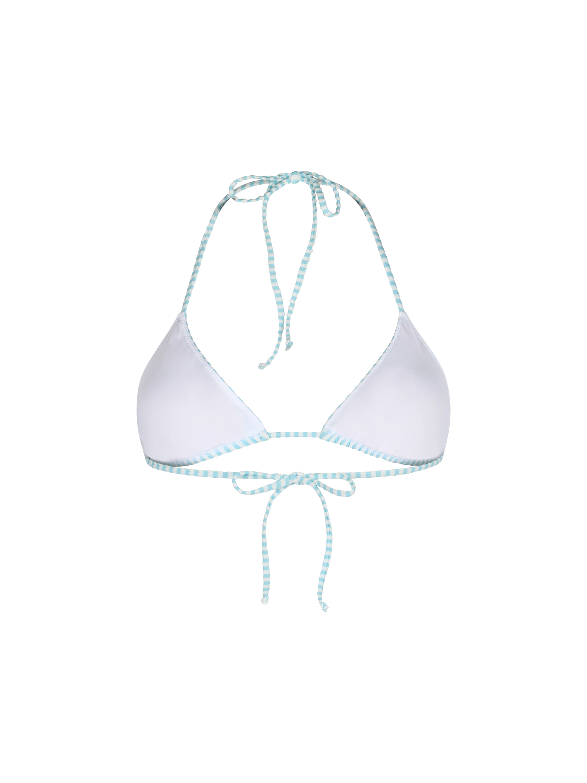 mc2-saint-barth-top-bikini-leah-triangolo-seersucker-righe-azzurre image 2