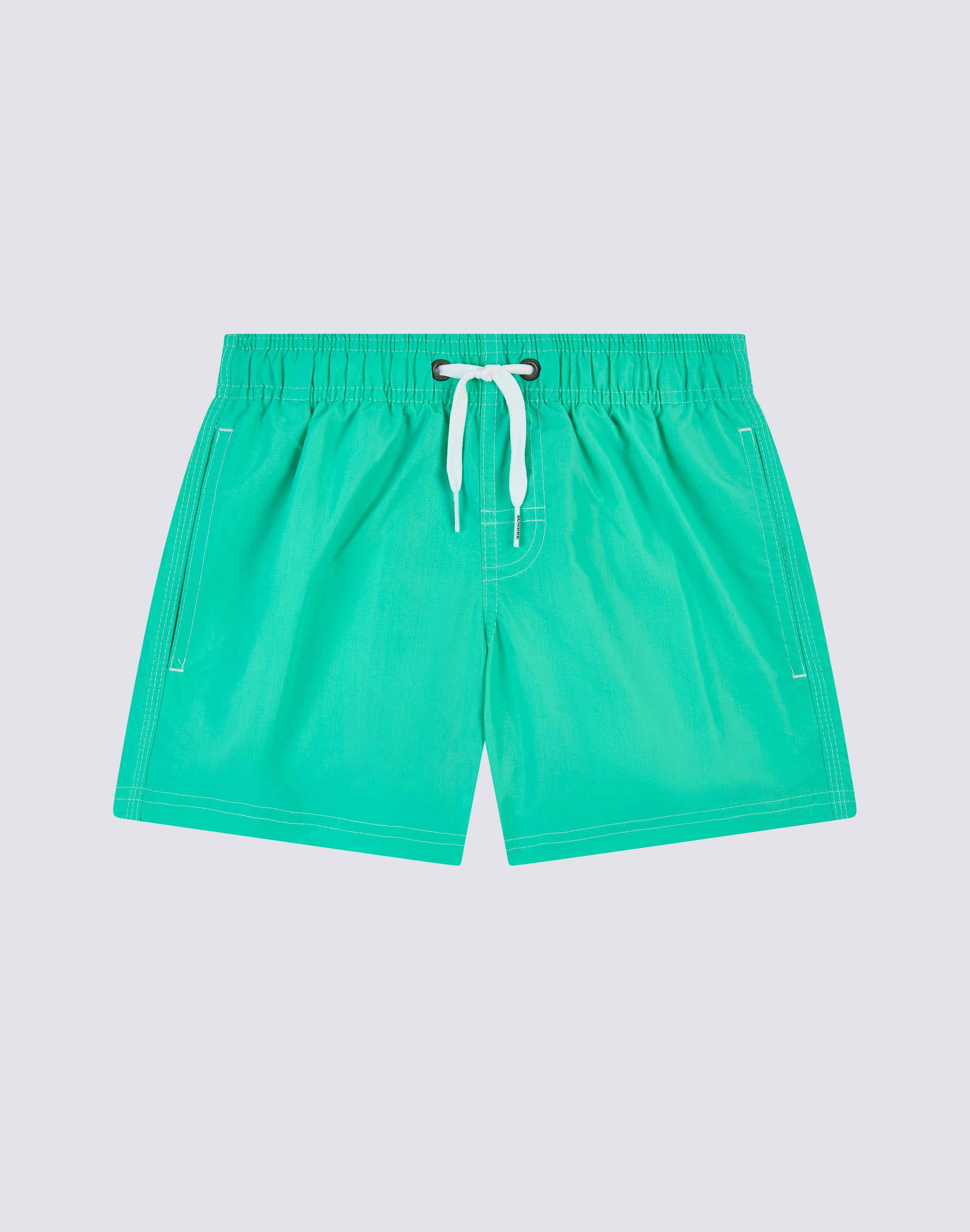 sundek-costume-mare-bambino-corto-iconic-taffeta-vita-elasticata image 2