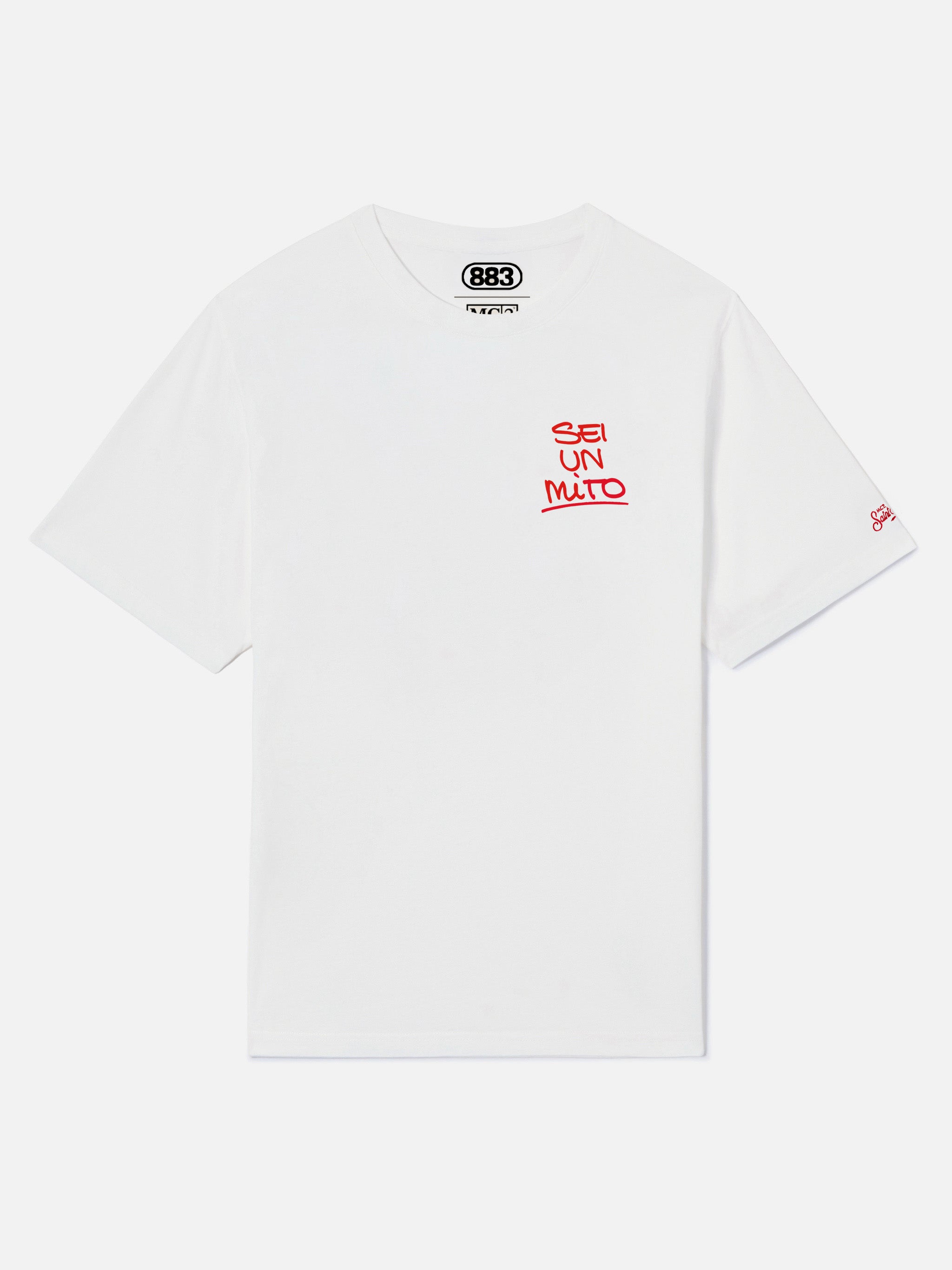 mc2-saint-barth-t-shirt-portland-uomo-bianca-883-special-edition-sei-un-mito image 2