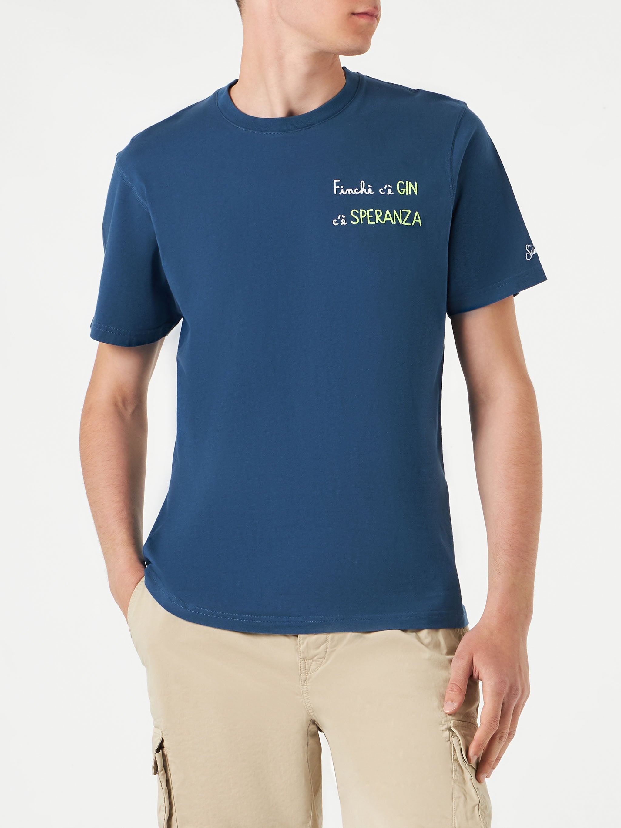 mc2-saint-barth-t-shirt-uomo-finch-c-gin-c-speranza-blu-in-cotone image 2