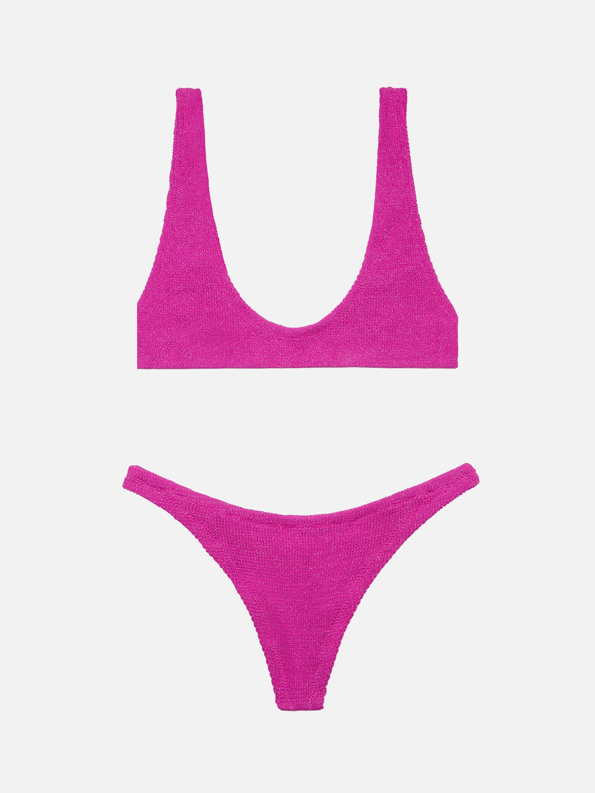 mc2-saint-barth-bikini-a-bralette-donna-pamy-naomi-in-crinkle-lurex-fucsia image 1