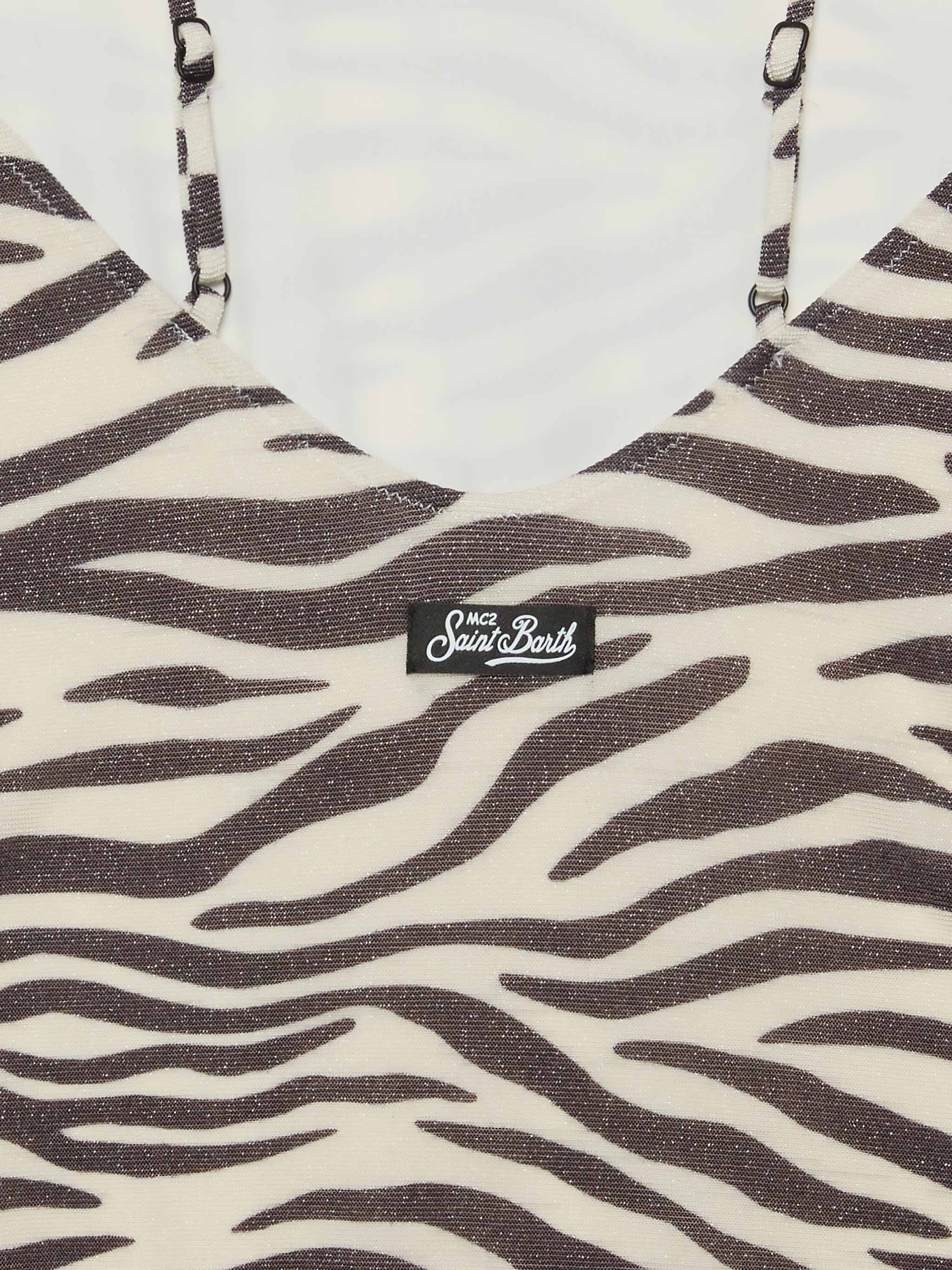 mc2-saint-barth-costume-intero-cecille-jr-in-lurex-con-stampa-zebrata-bianco image 3