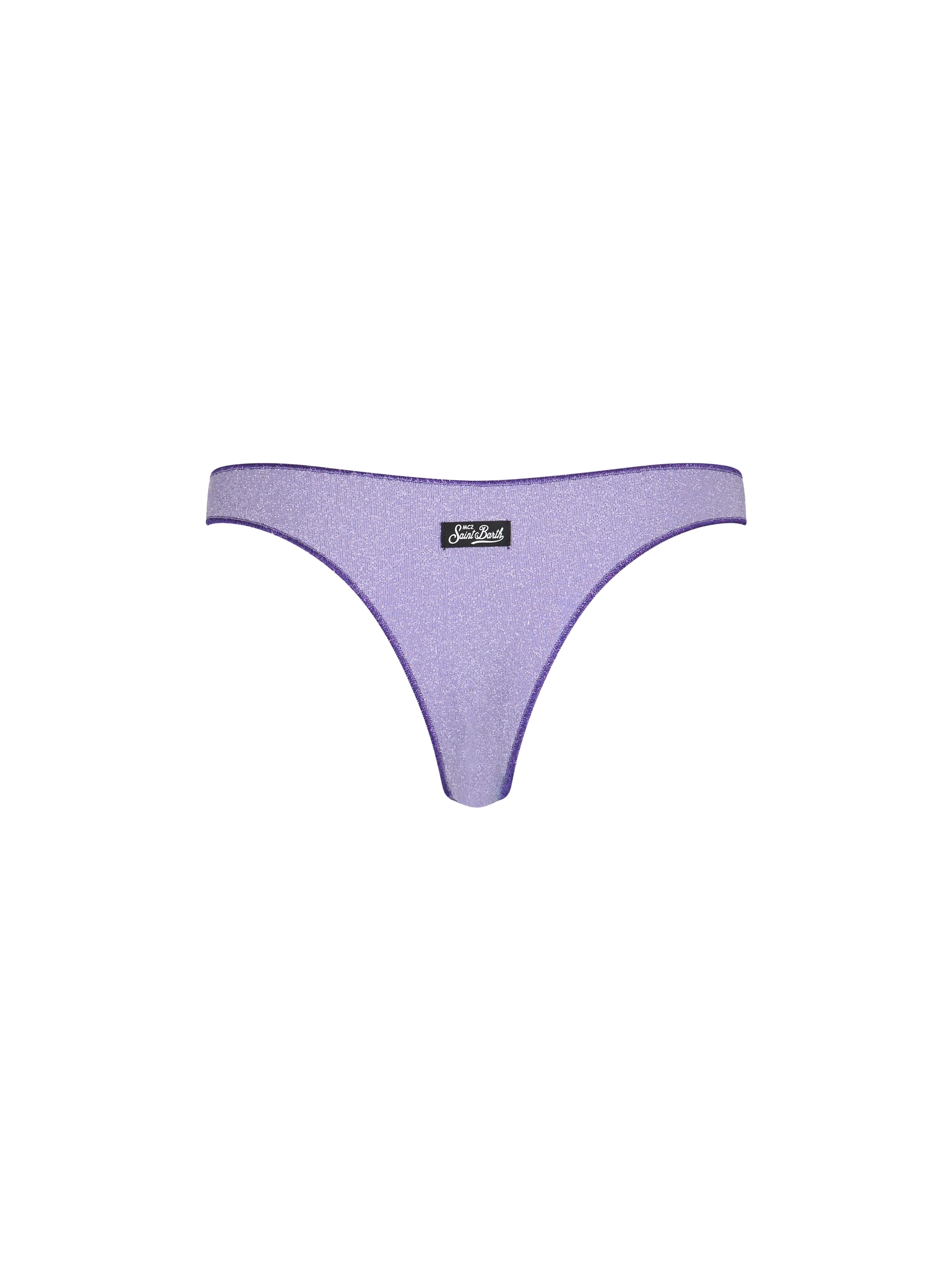 mc2-saint-barth-naomi-slip-mare-donna-cheeky-lurex-lilla-tinta-unita image 2