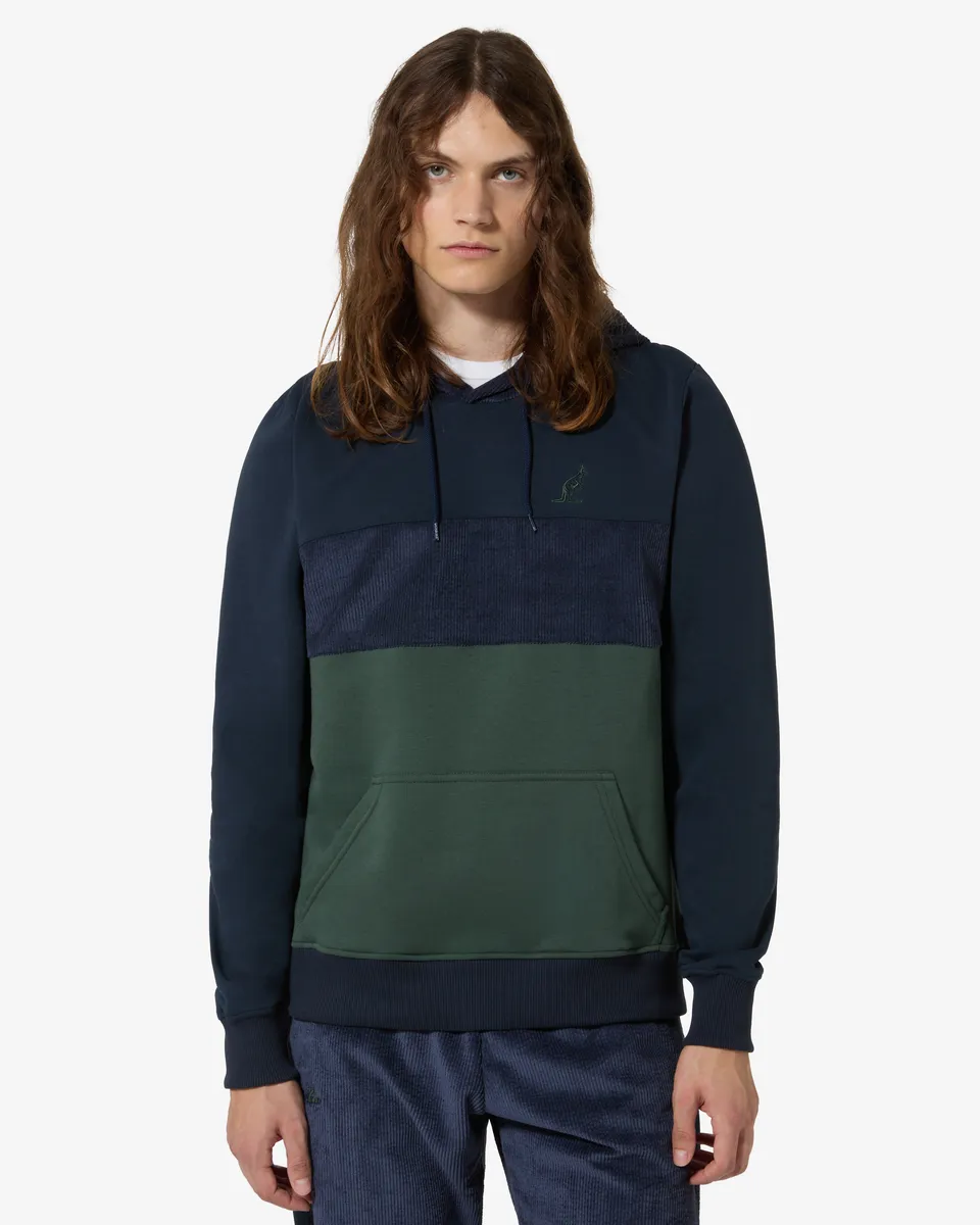 australian-style-hoodie-felpa-corduroy-blu-navy-con-cappuccio image 1