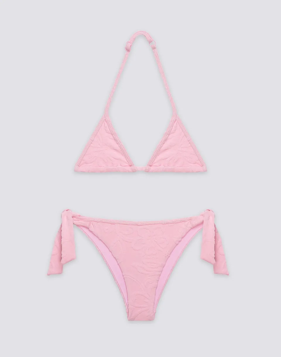 sundek-mini-bikini-bambina-in-spugna-jacquard-motivo-sk23 image 1