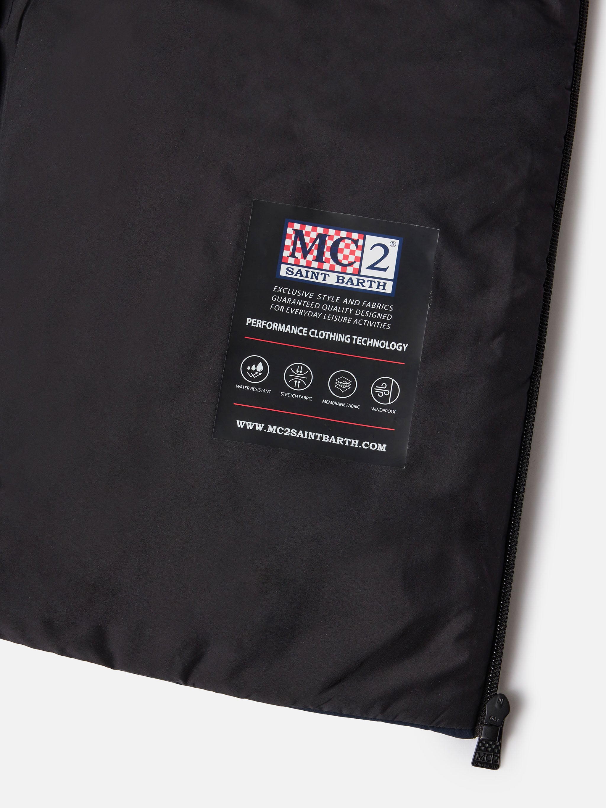mc2-saint-barth-gilet-vonn-uomo-blu-navy-tessuto-tecnico-imbottito image 6