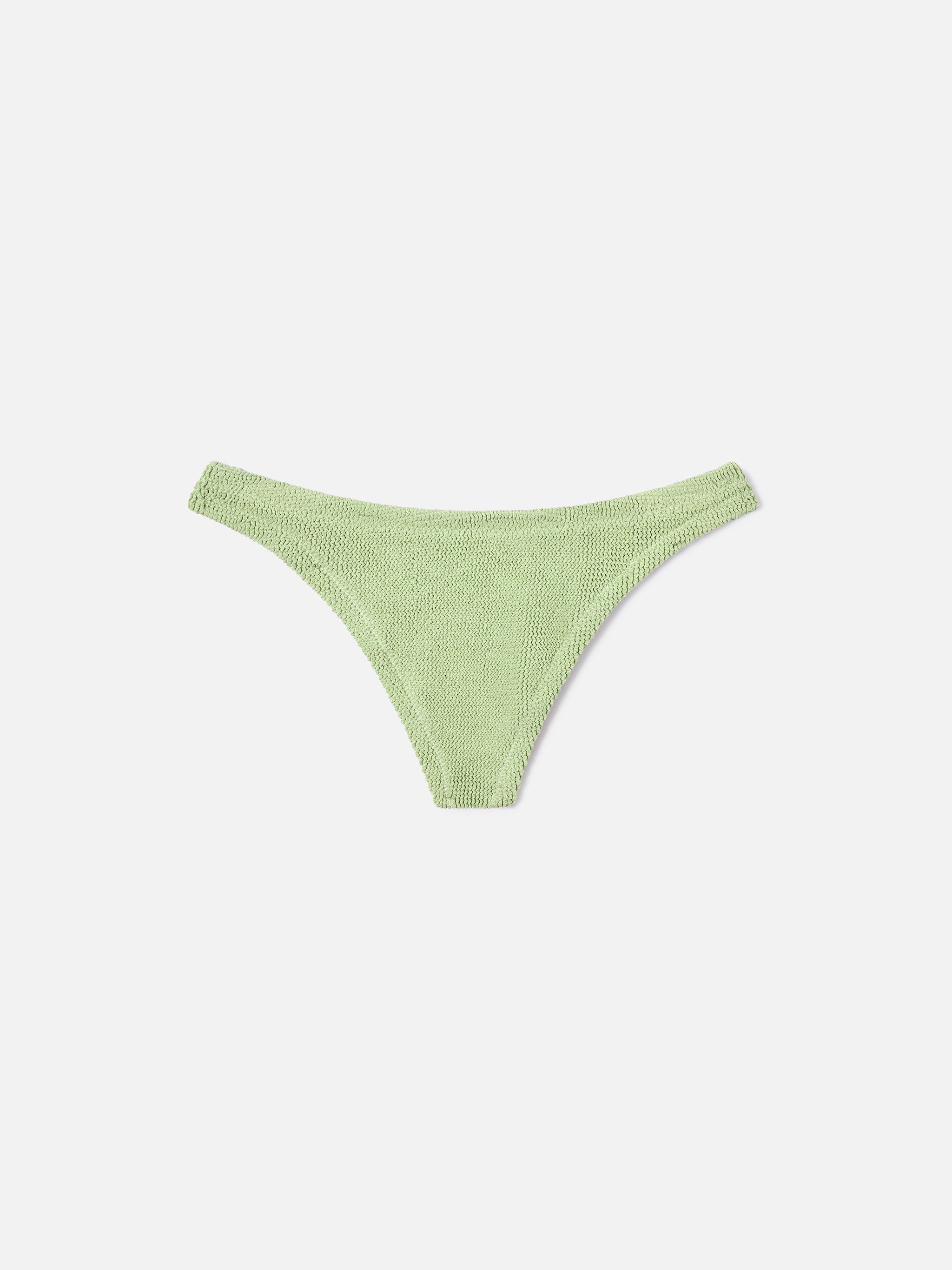 mc2-saint-barth-slip-mare-naomi-brasiliana-crinkle-lurex-verde-chiaro image 1