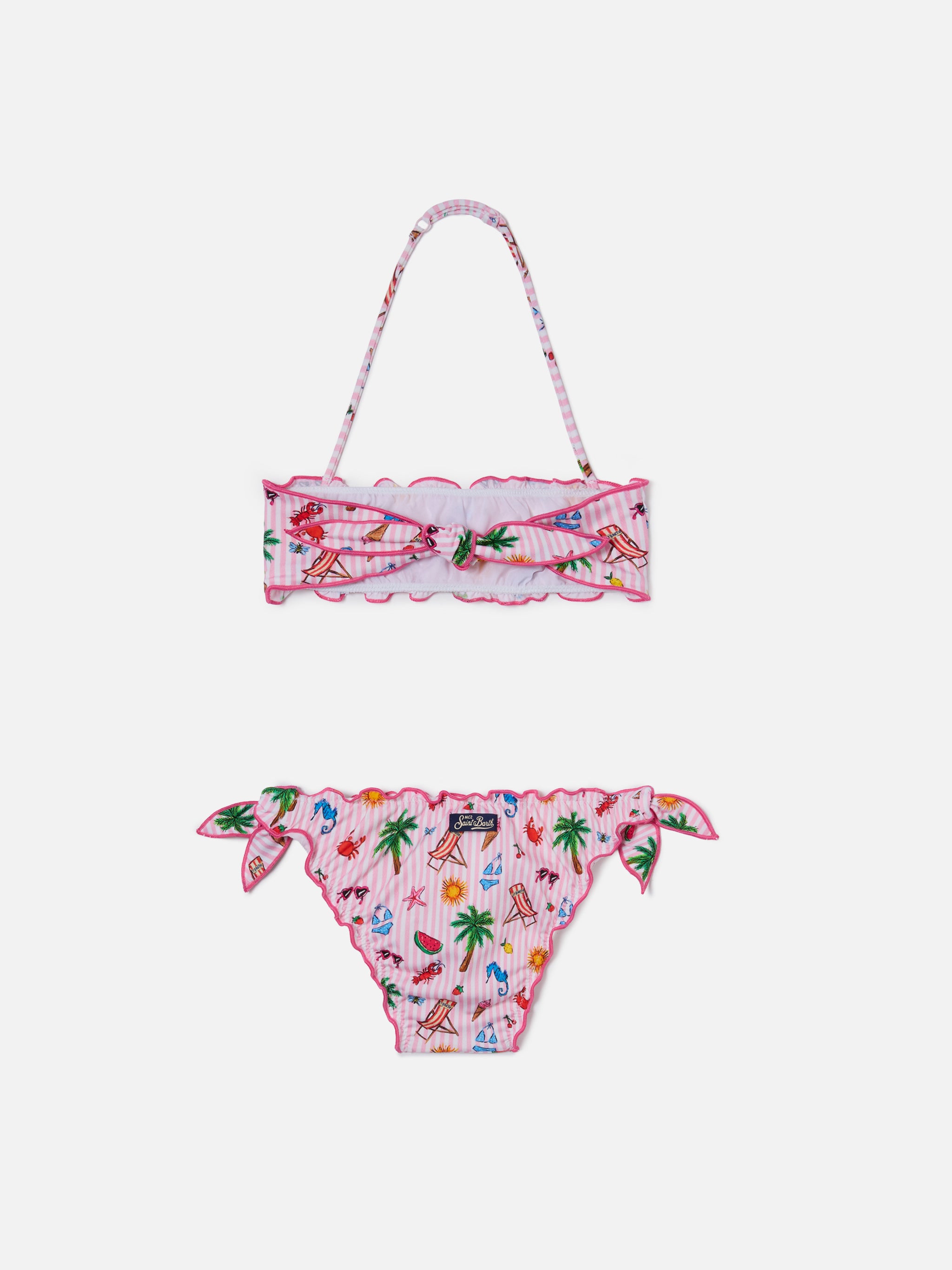 mc2-saint-barth-bikini-emy-bianco-e-rosa-a-righe-con-stampa-funny-all-over image 2