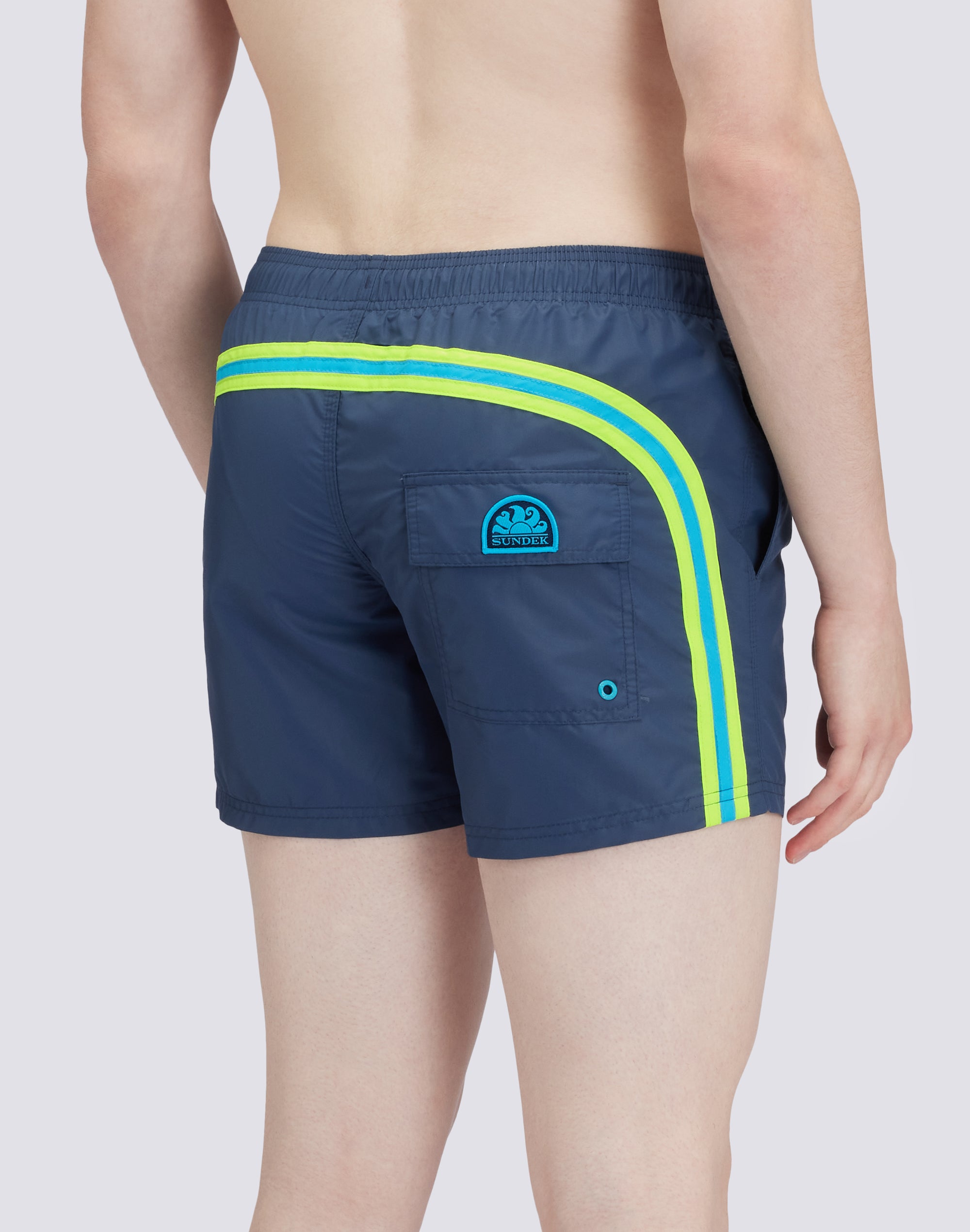 sundek-costume-da-bagno-corto-uomo-vita-elasticata-iconic-taffeta-arcobaleno-2-c image 1