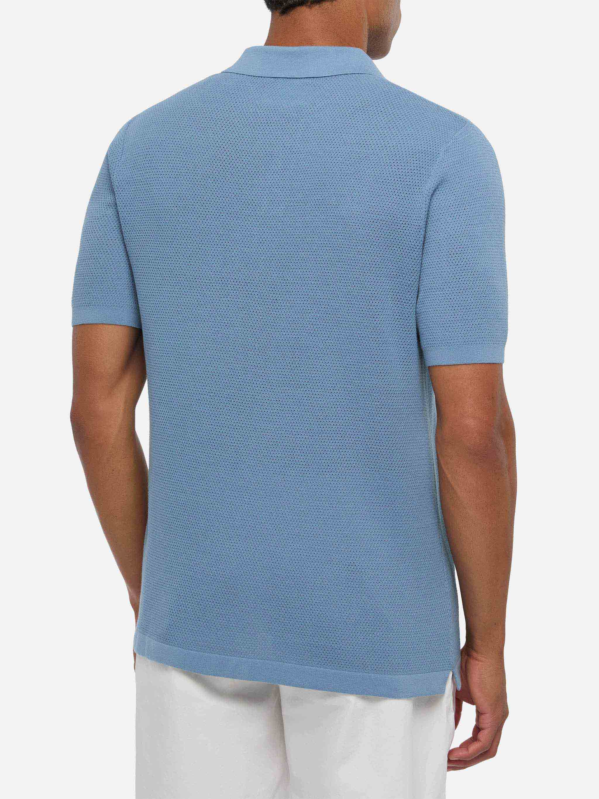 mc2-saint-barth-polo-sloan-uomo-in-maglia-a-rete-azzurro-polvere-senza-bottoni-r image 3