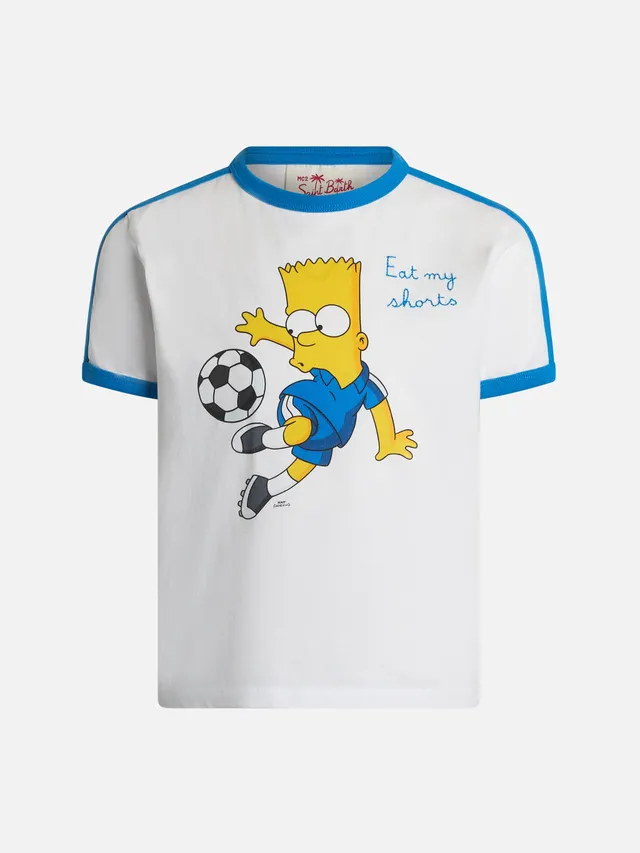 mc2-saint-barth-dean-jr-t-shirt-bambino-cotone-bianca-bart-simpson-special-editi image 1