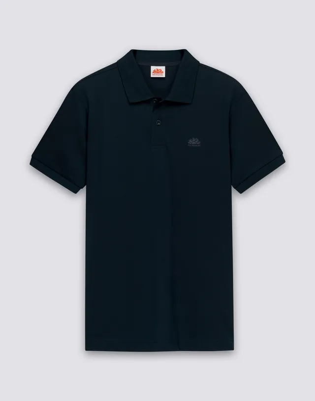 sundek-m822plpk200-polo-uomo-cotone-piquet-regular-con-colletto-rigato image 1