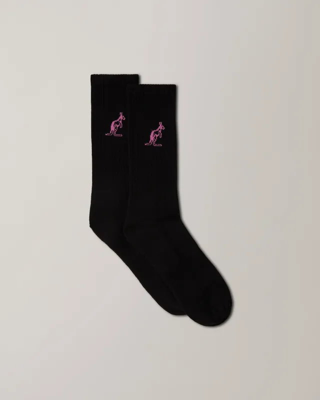 australian-cotton-socks-calza-in-cotone-nero-giacinto image 1