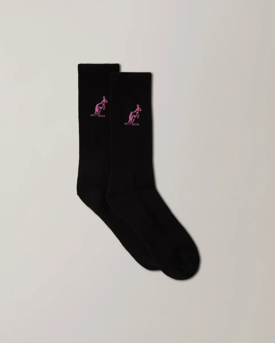 australian-cotton-socks-calza-in-cotone-nero-giacinto image 1