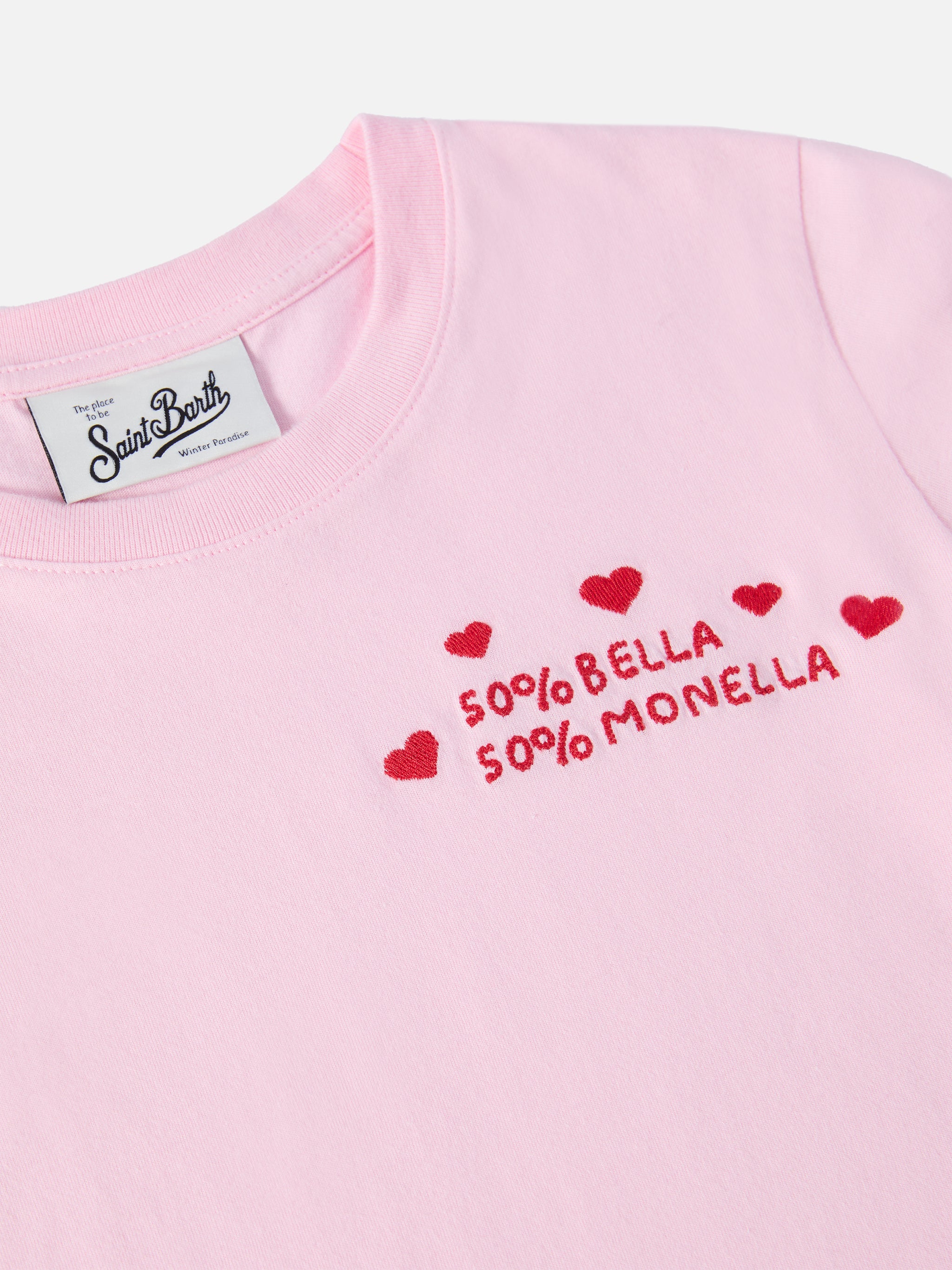 mc2-saint-barth-penny-t-shirt-bambina-rosa-bella-e-monella-maniche-lunghe image 2