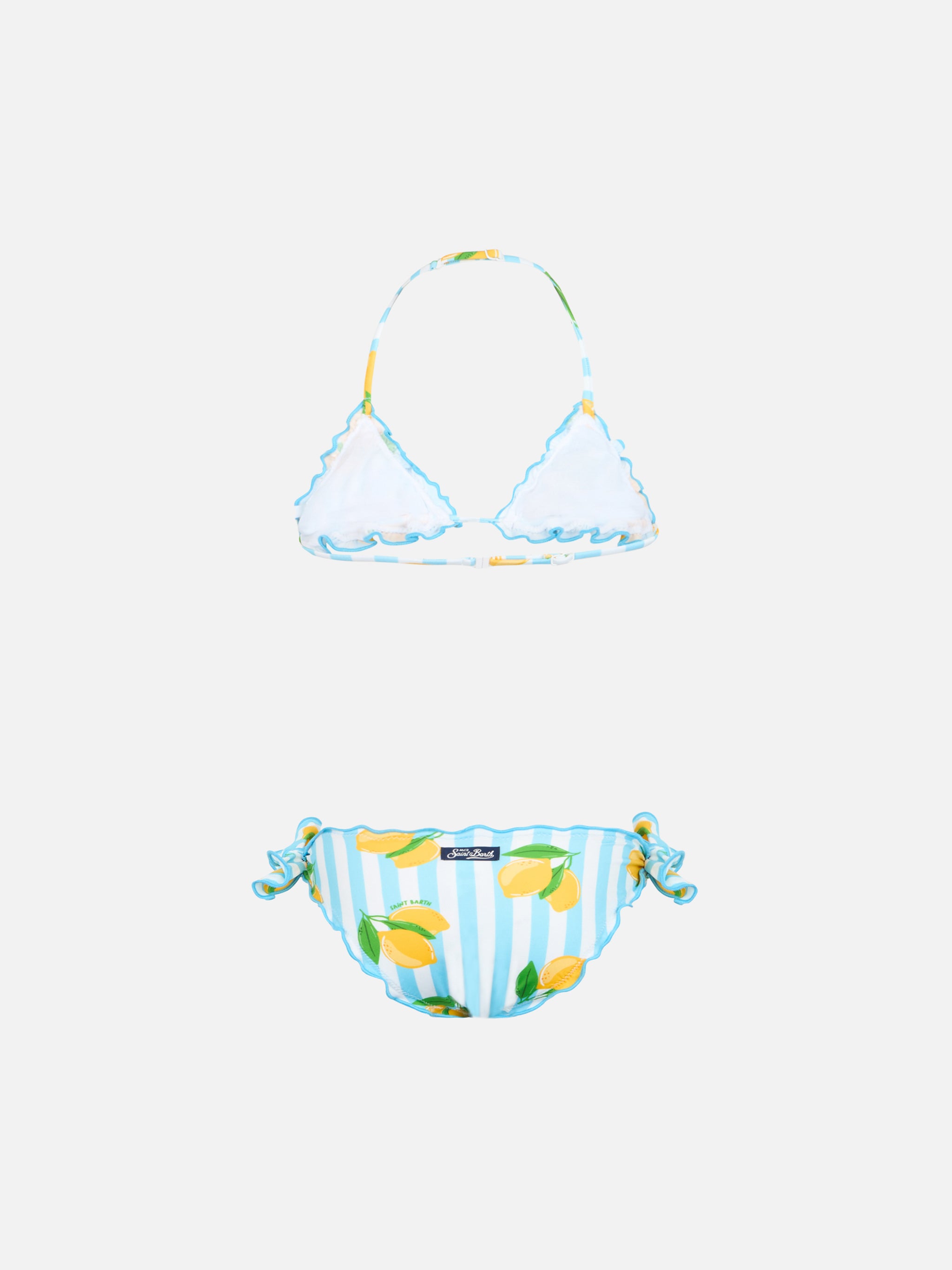 mc2-saint-barth-cris-bikini-a-triangolo-bambina-stampa-limoni-azzurro image 2