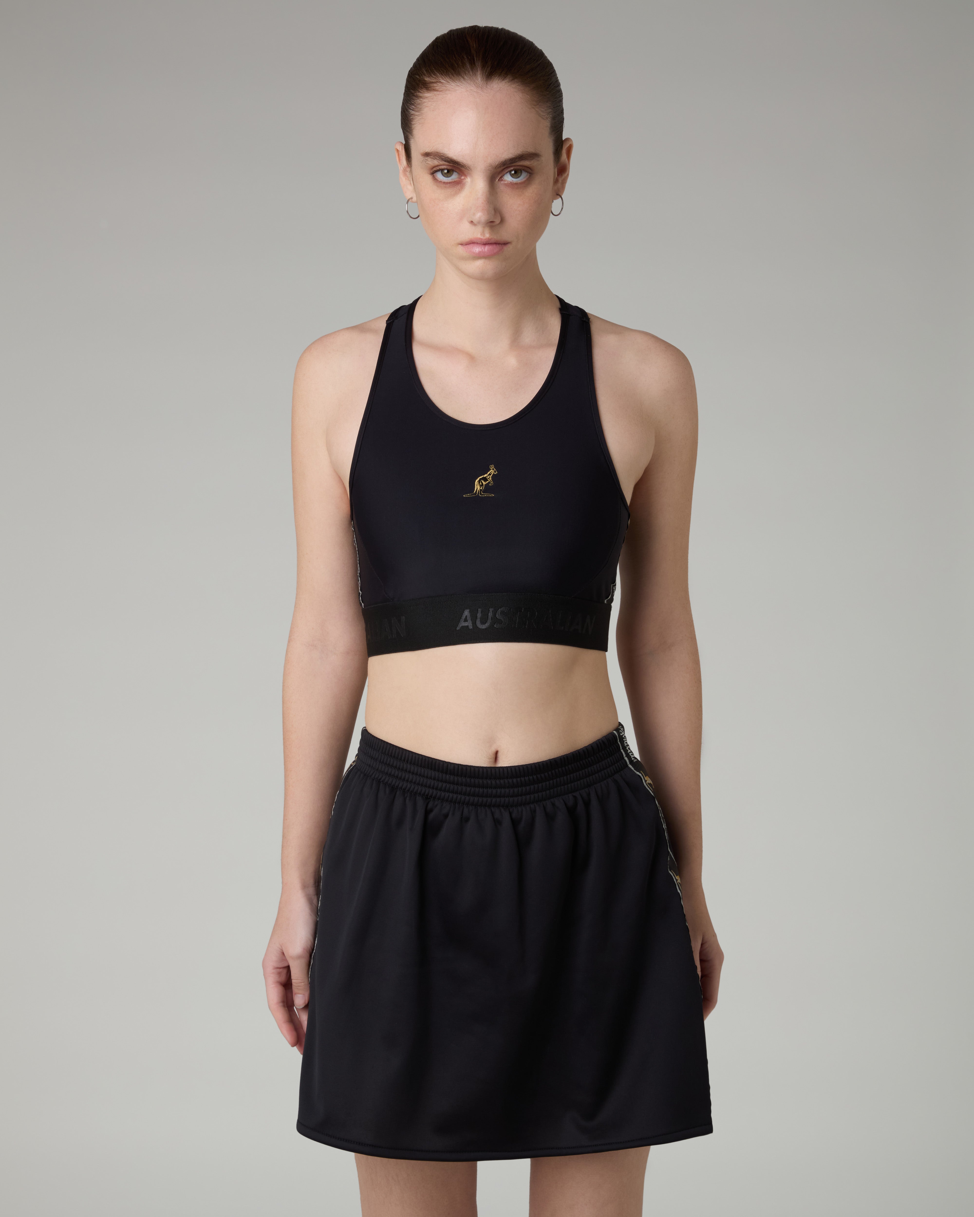 australian-black-tape-top-top-sportivo-nero image 2