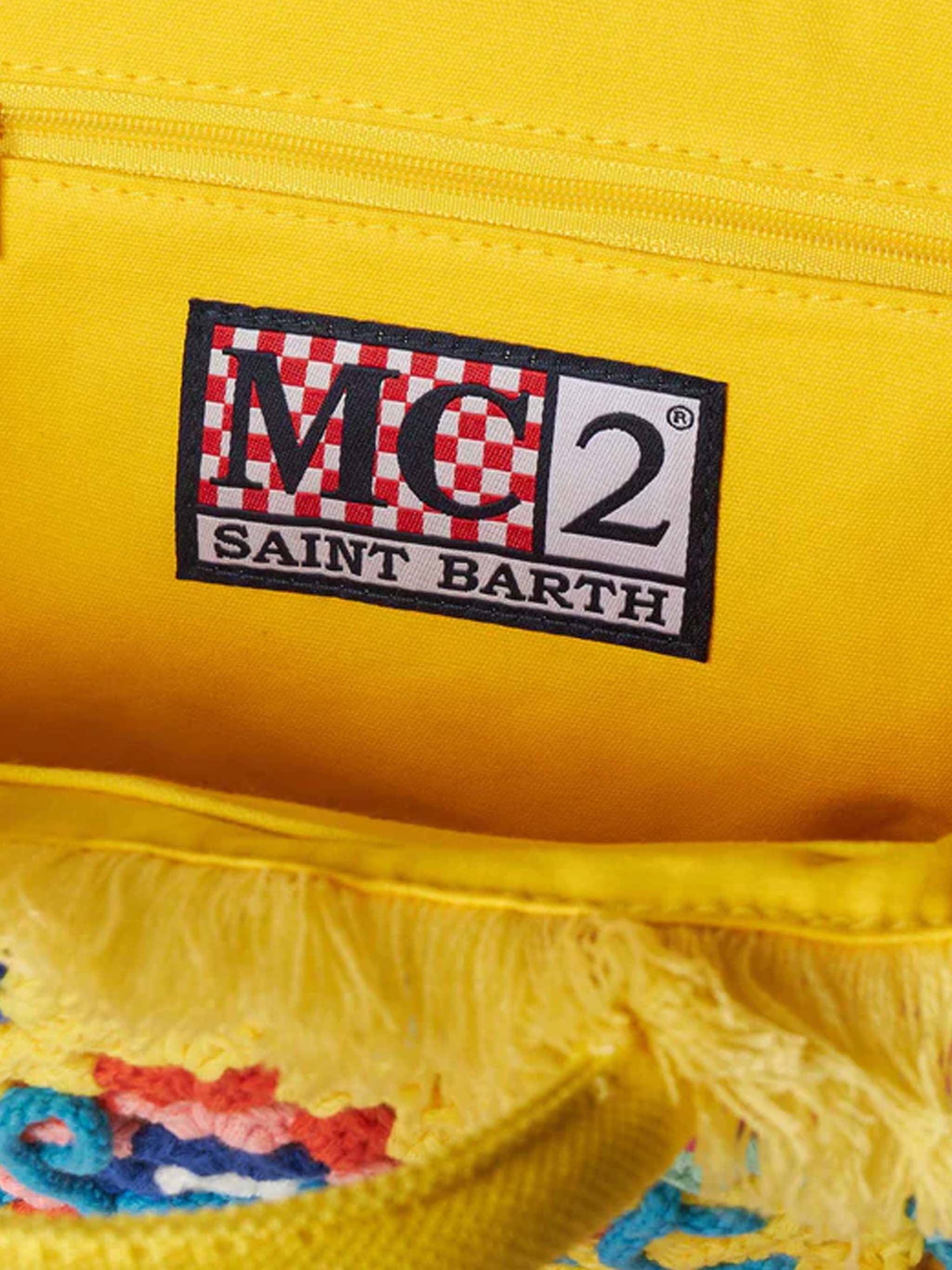 mc2-saint-barth-borsa-colette-all-uncinetto-con-frange-in-cotone-gialla image 4