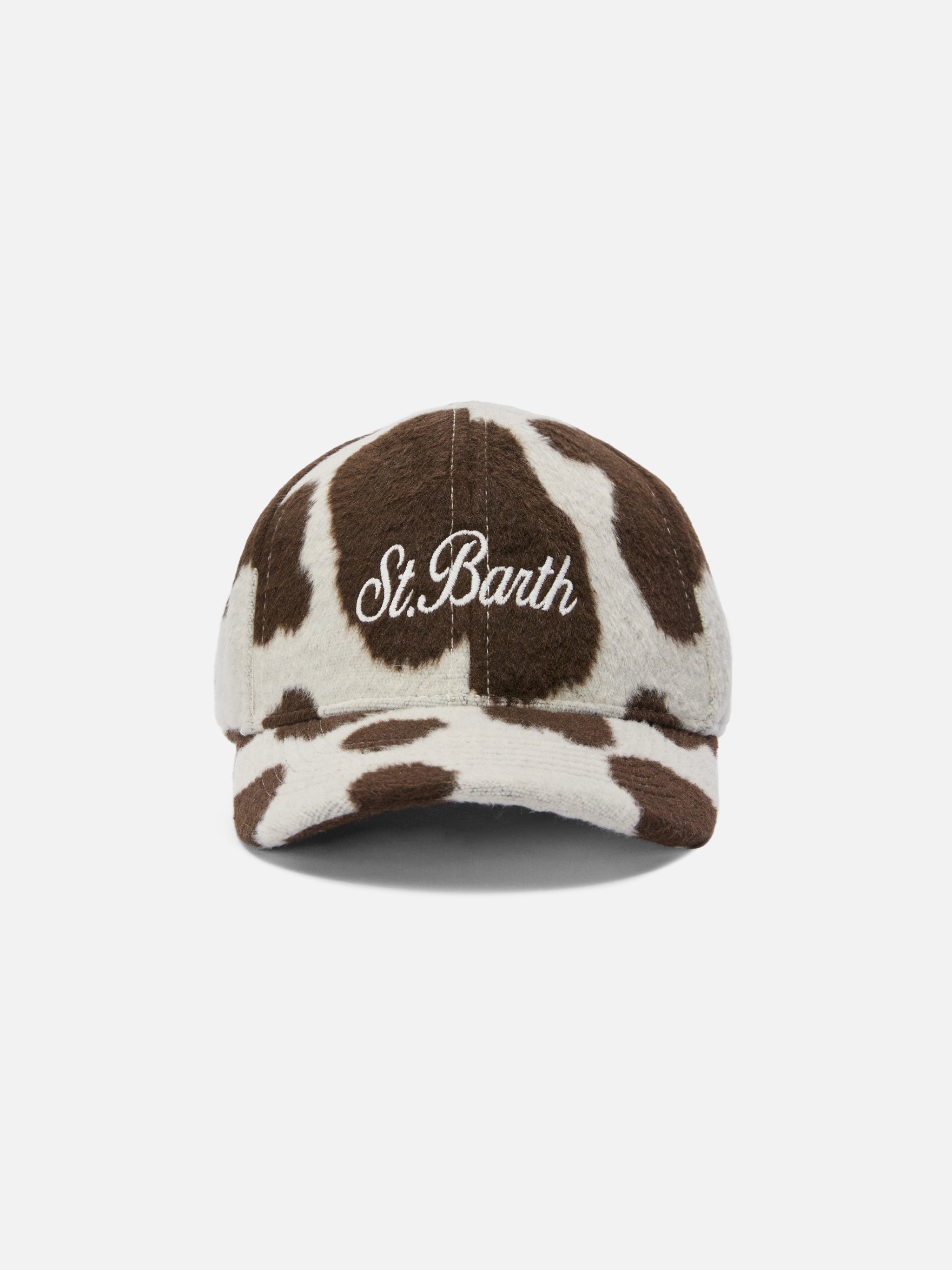 mc2-saint-barth-cappello-baseball-felt-con-visiera-in-stampa-muccata image 1