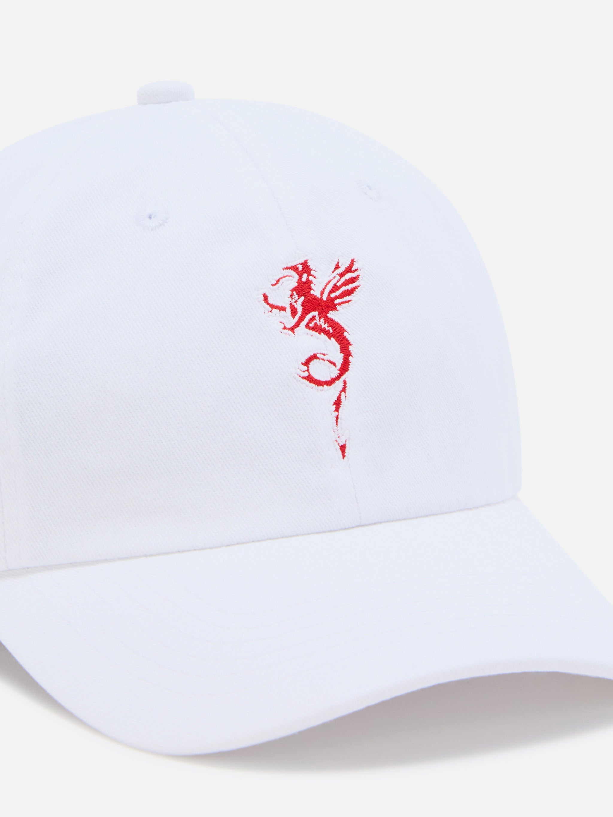 cappellino-mc2-saint-barth-davis-con-visiera-in-cotone-bianco-e-ricamo-drago-as- image 2