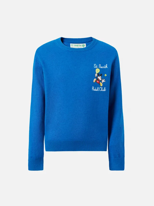 mc2-saint-barth-douglas-light-embry-girocollo-bambino-bluette-mickey-mouse-speci image 1