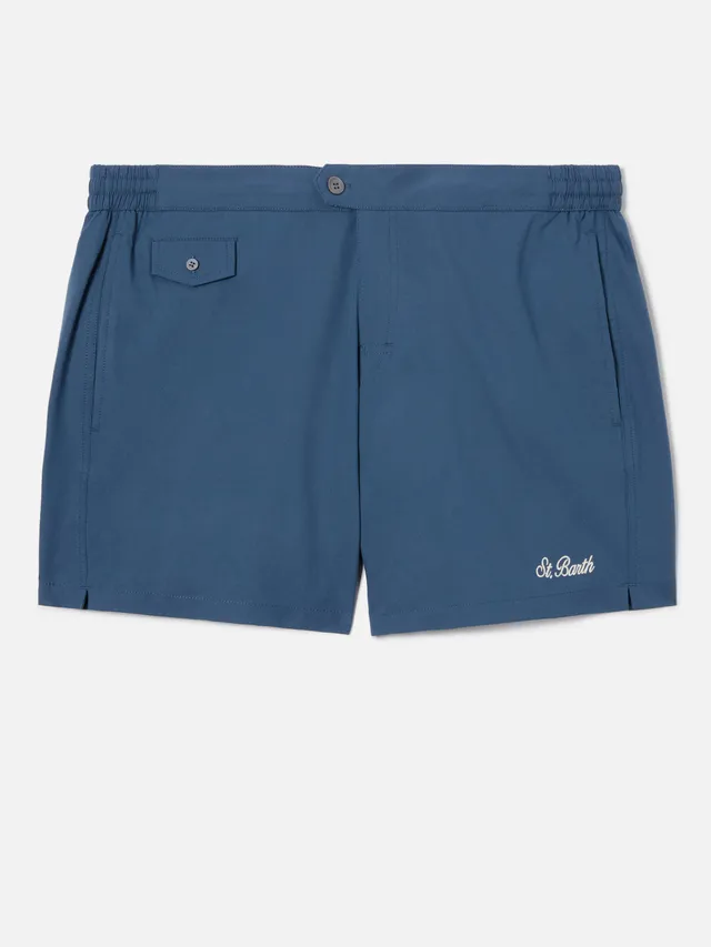 mc2-saint-barth-costume-mare-uomo-capferrat-blu-con-logo-ricamato image 1